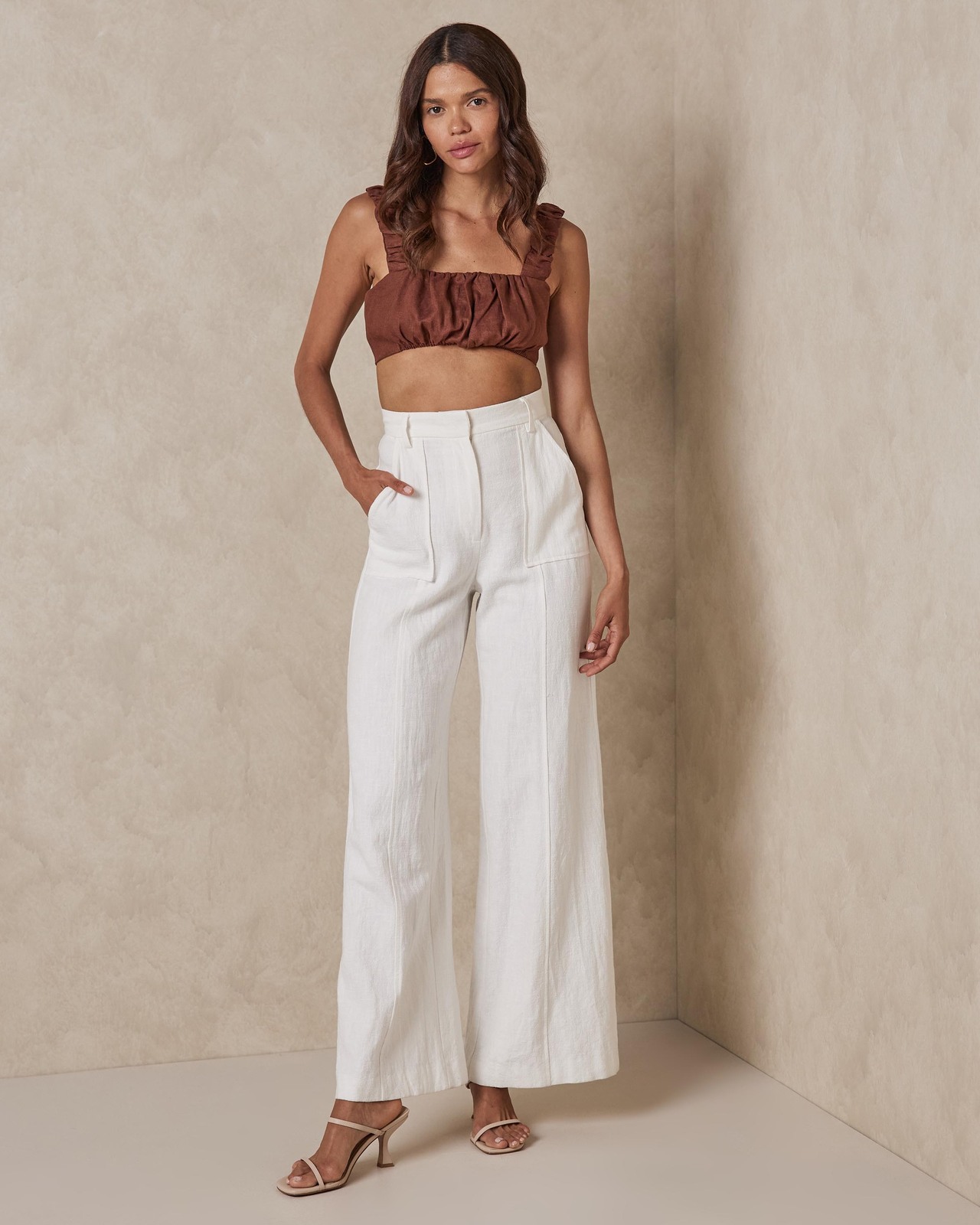 Gathered Crop Top
