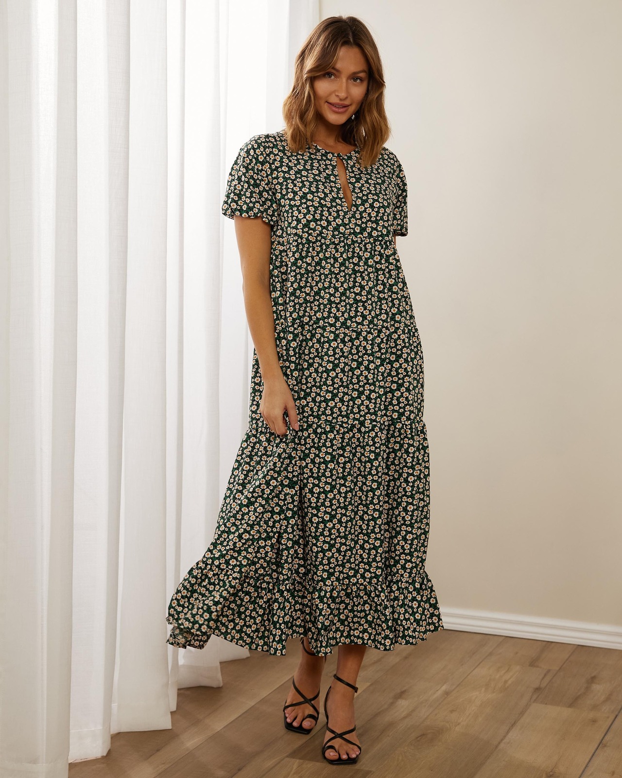 Glynne Cut Out Midi Dress