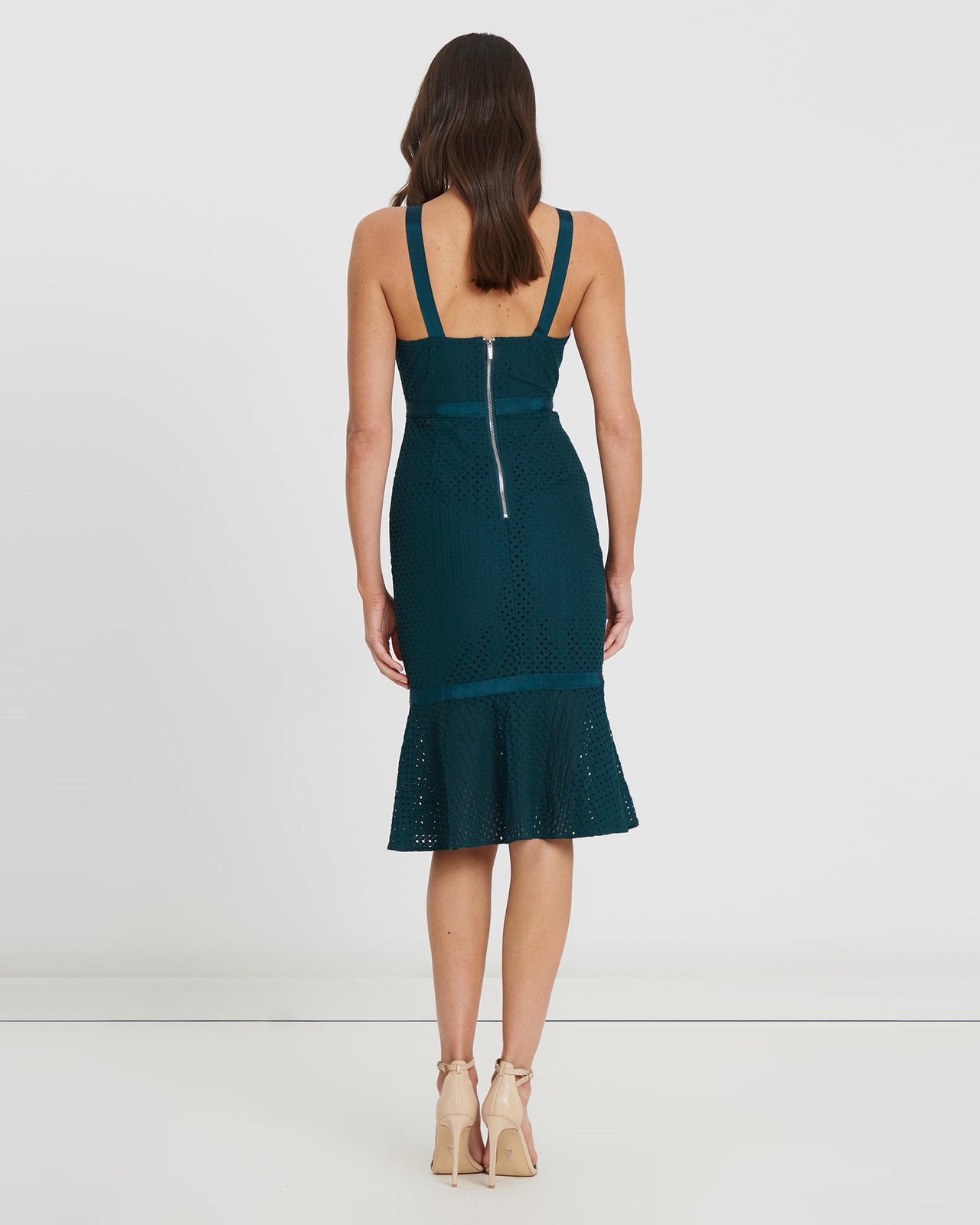 Mica Lace Midi Dress