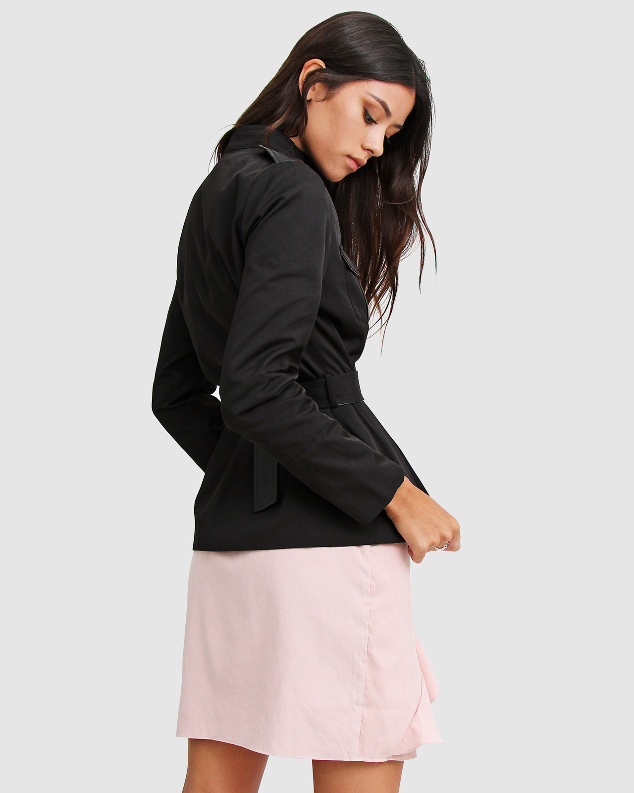 Secret Crush Belted Blazer