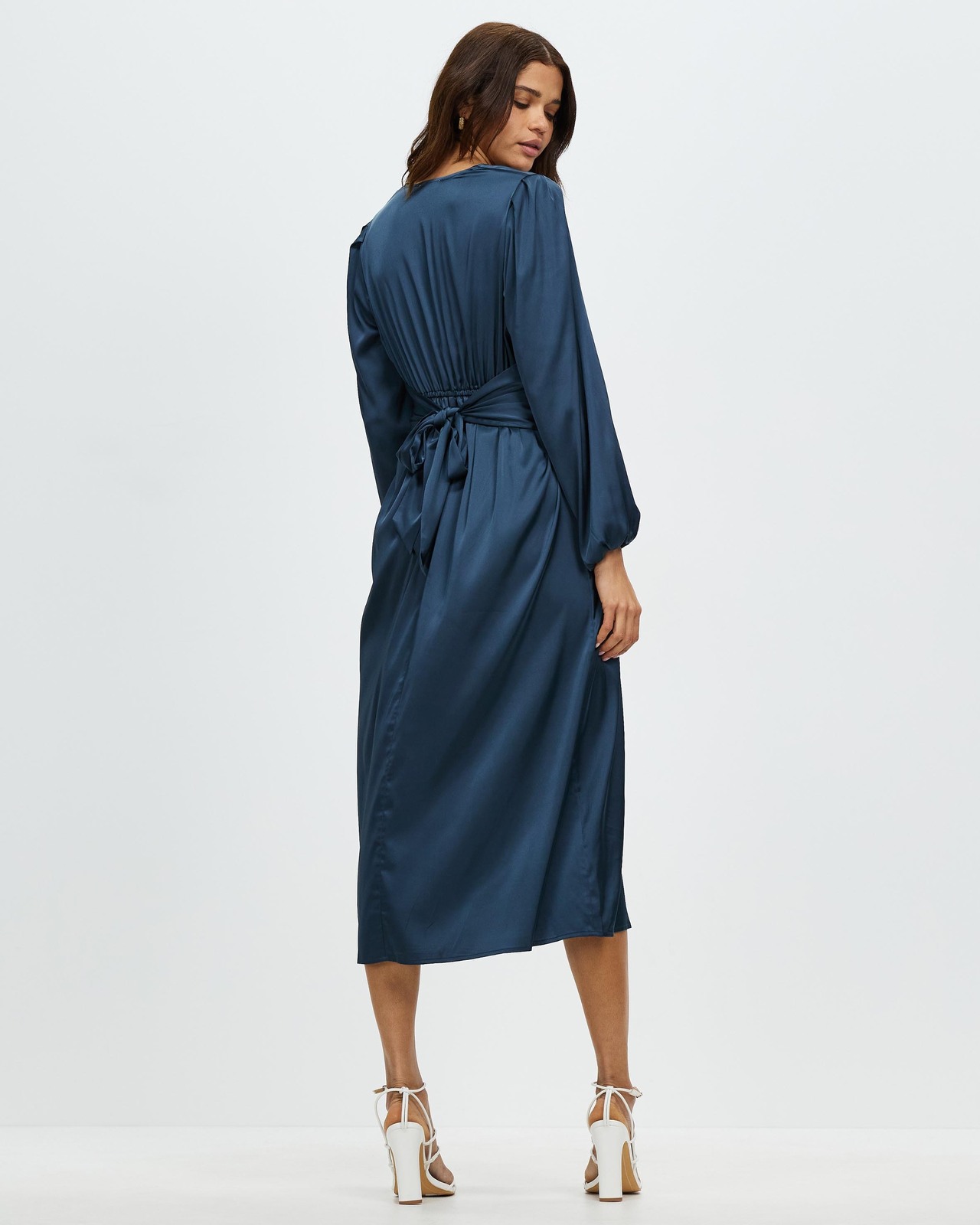 Divine Tie Midi Dress