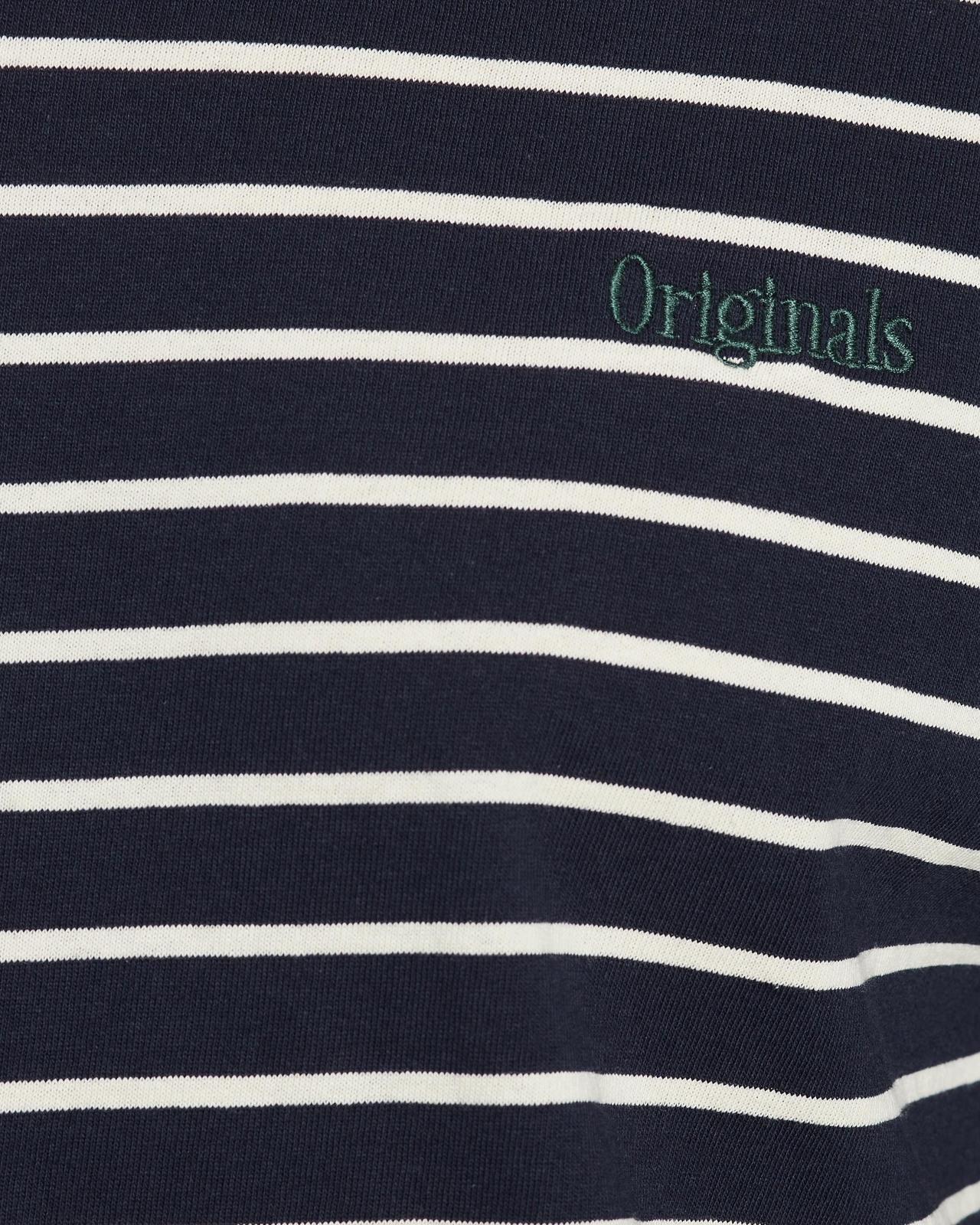 Harlow Stripe Ringer SS Crew Neck Tee