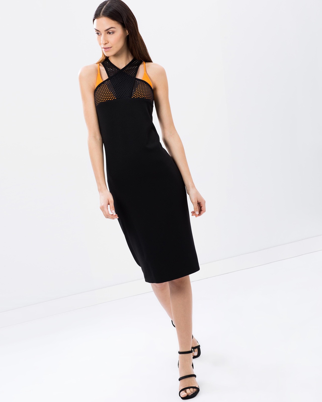 Laser Dot Strap Dress