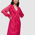 TOPSHOP Chiffon Ruffle Maxi Dress - AirRobe