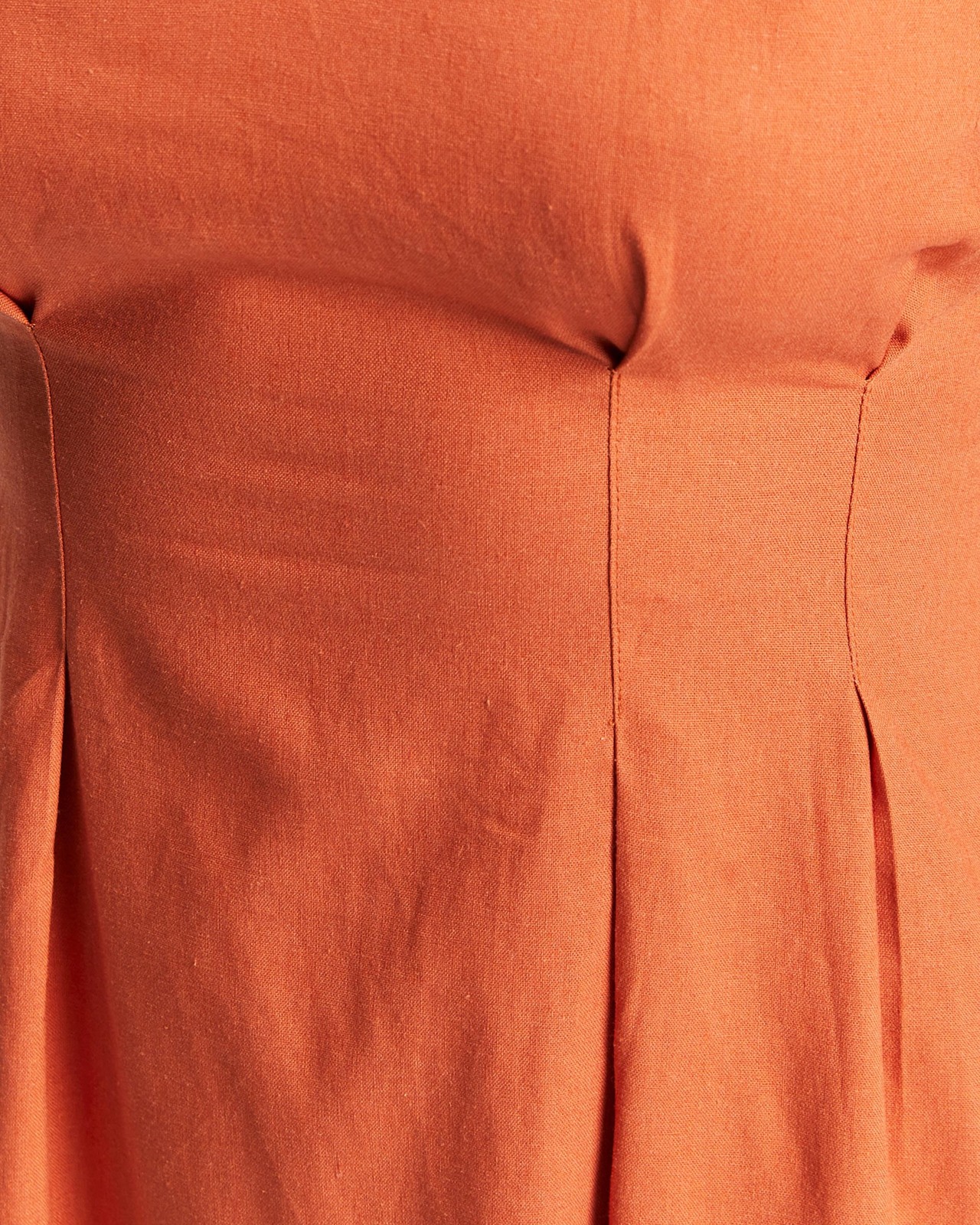 Devina Linen Blend Midi Dress