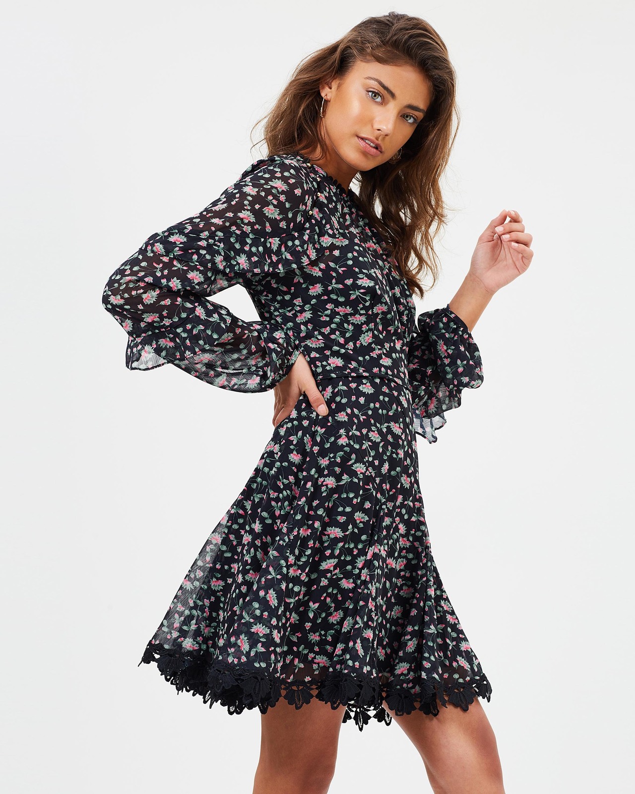 Unwavering Glamour LS Mini Dress - AirRobe