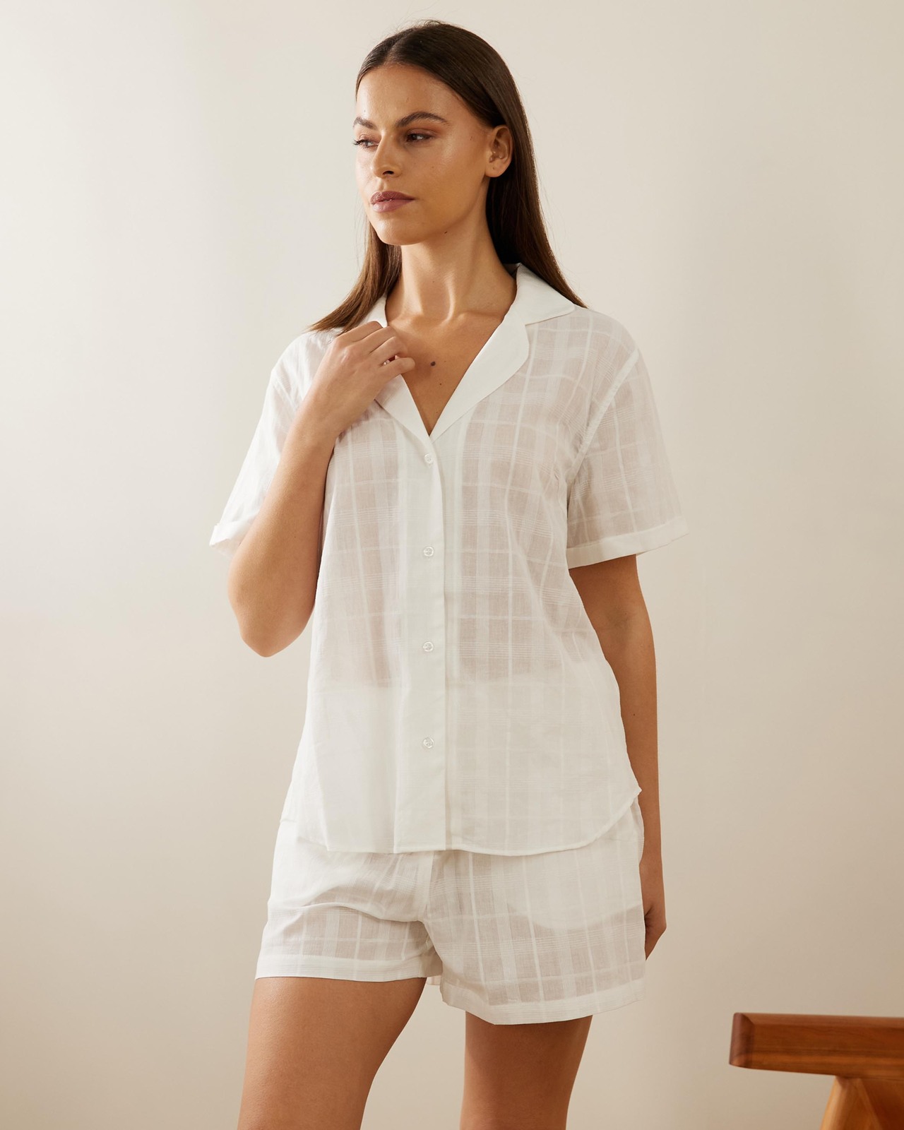 Delilah Cotton Short PJ Set