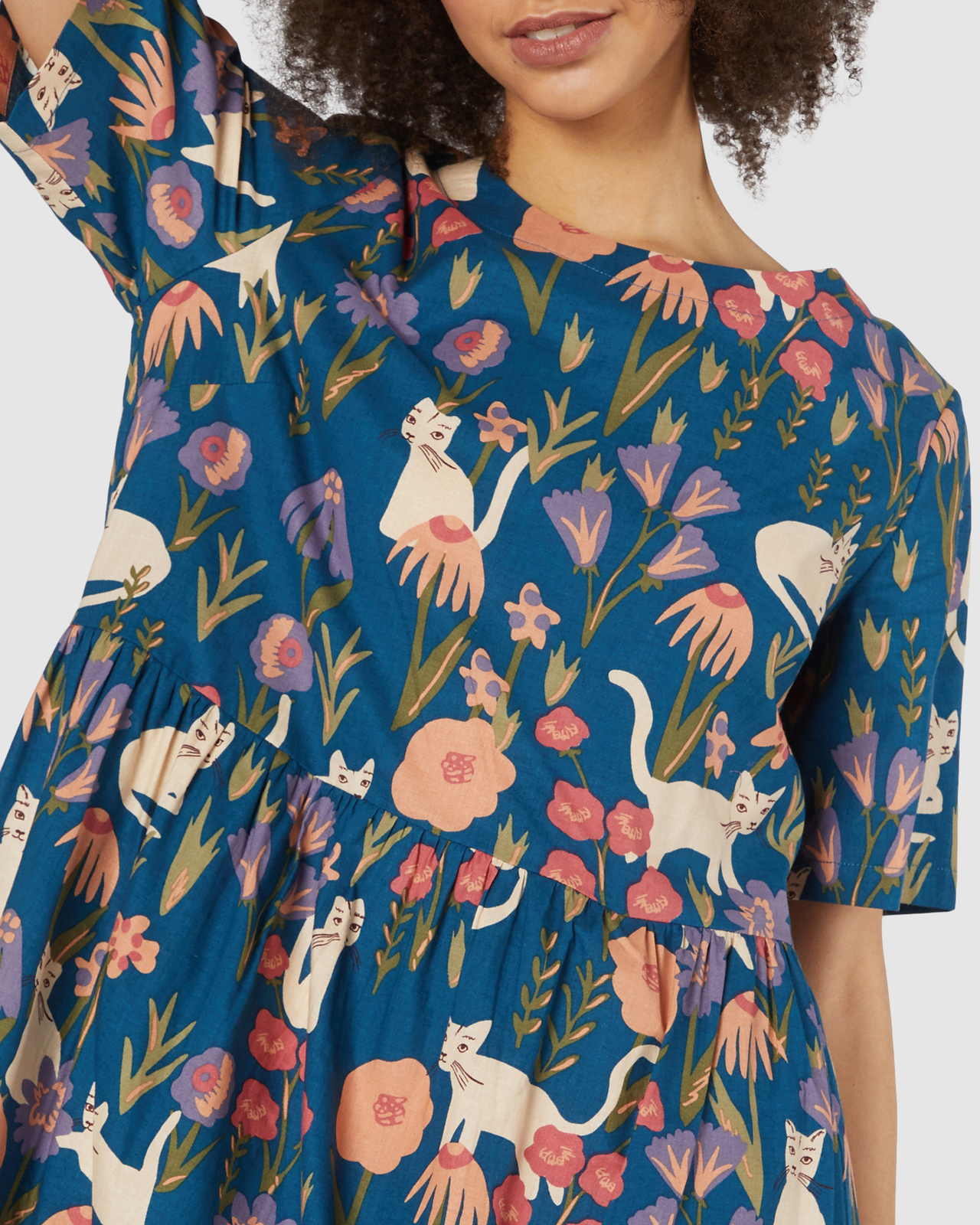 Princess Highway Scandinavian Cat Dress AirRobe