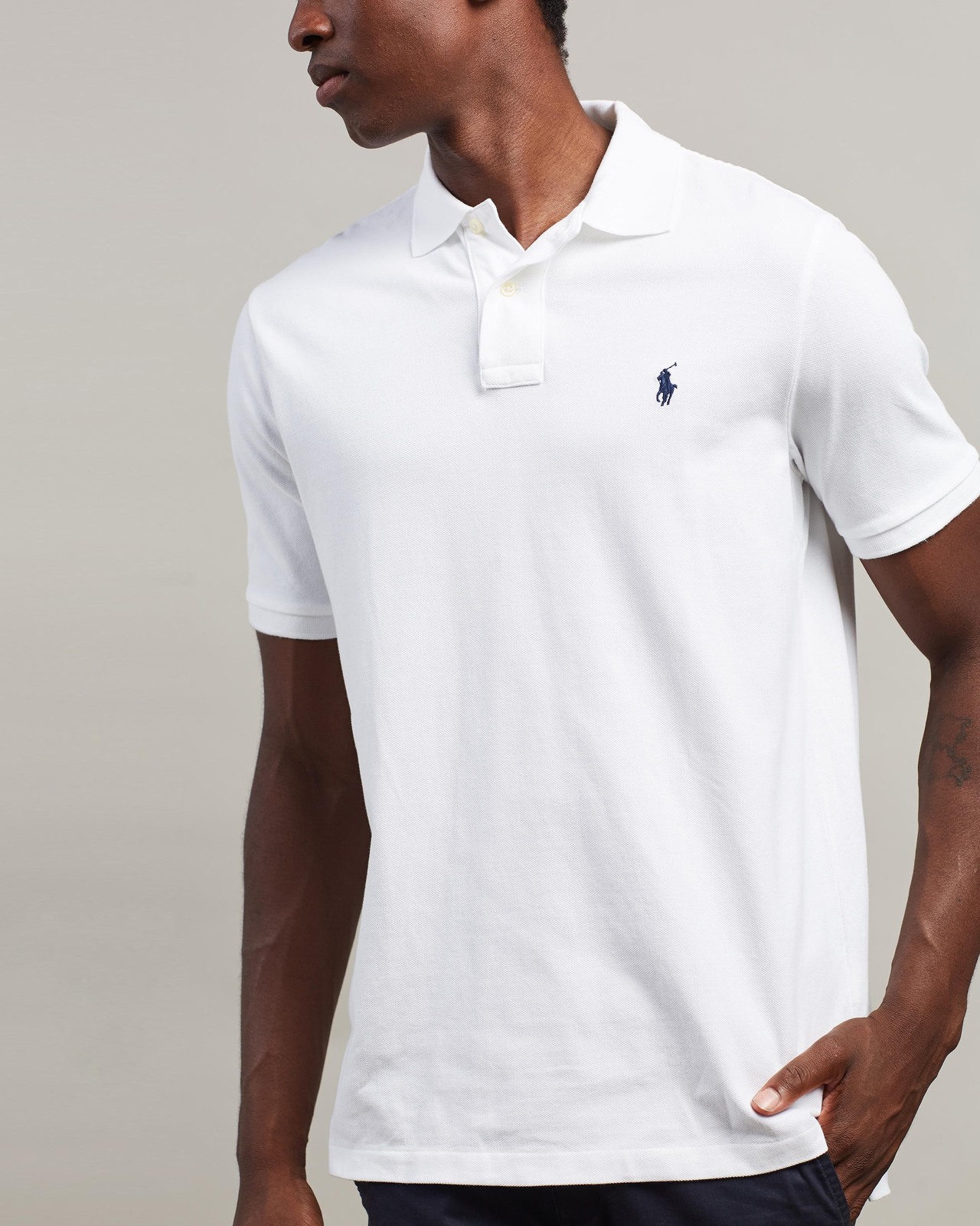 Classic Fit Mesh Polo