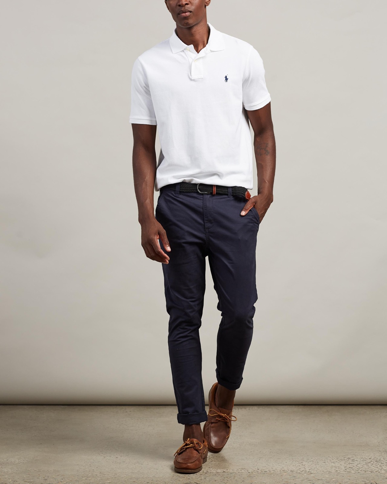 Classic Fit Mesh Polo