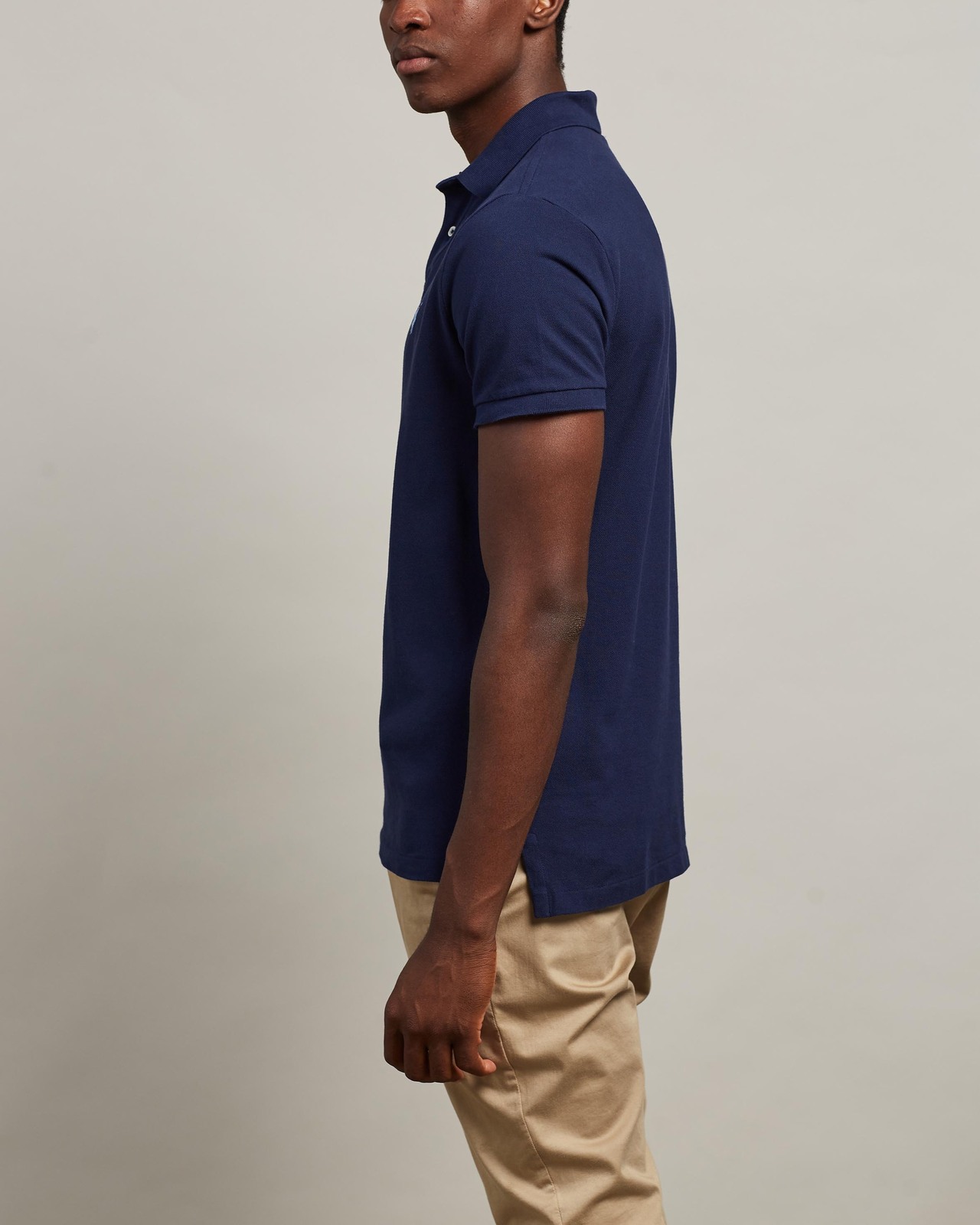 Custom Slim Fit Mesh Polo