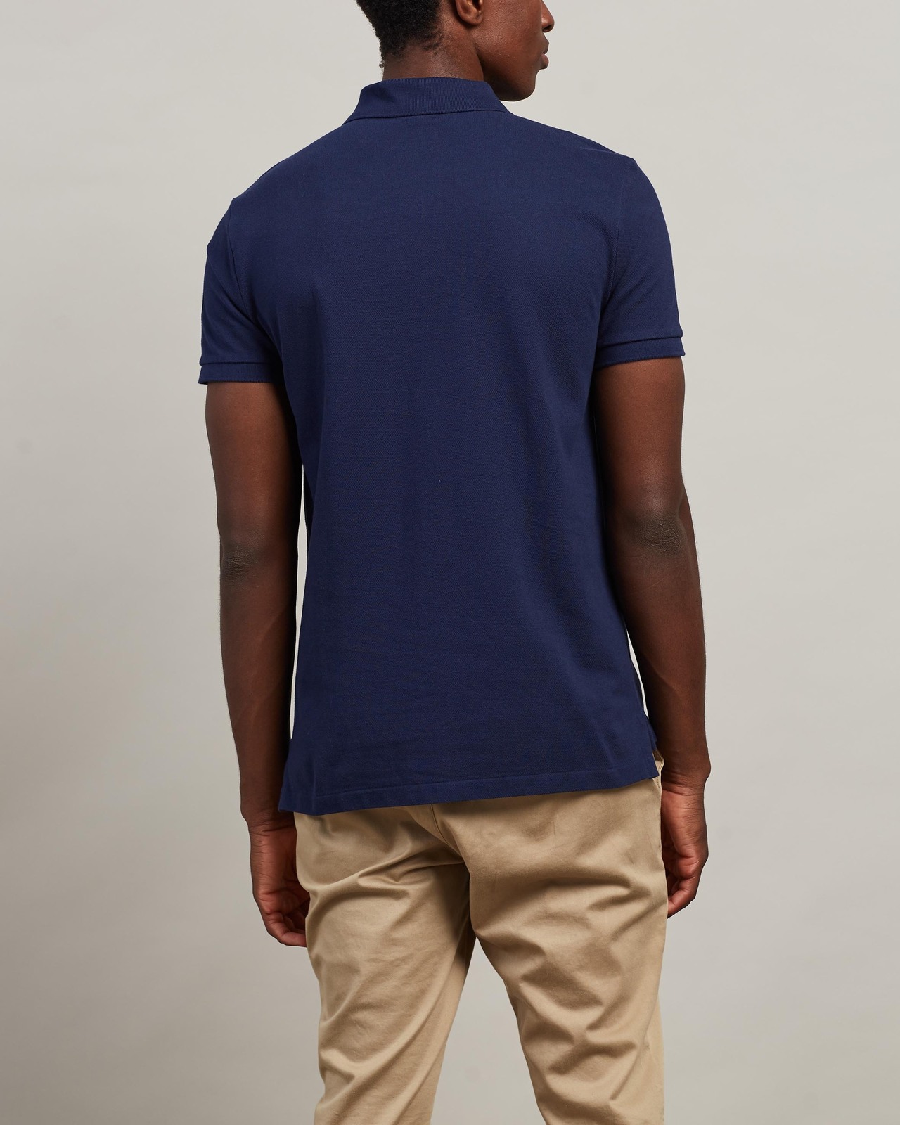 Custom Slim Fit Mesh Polo