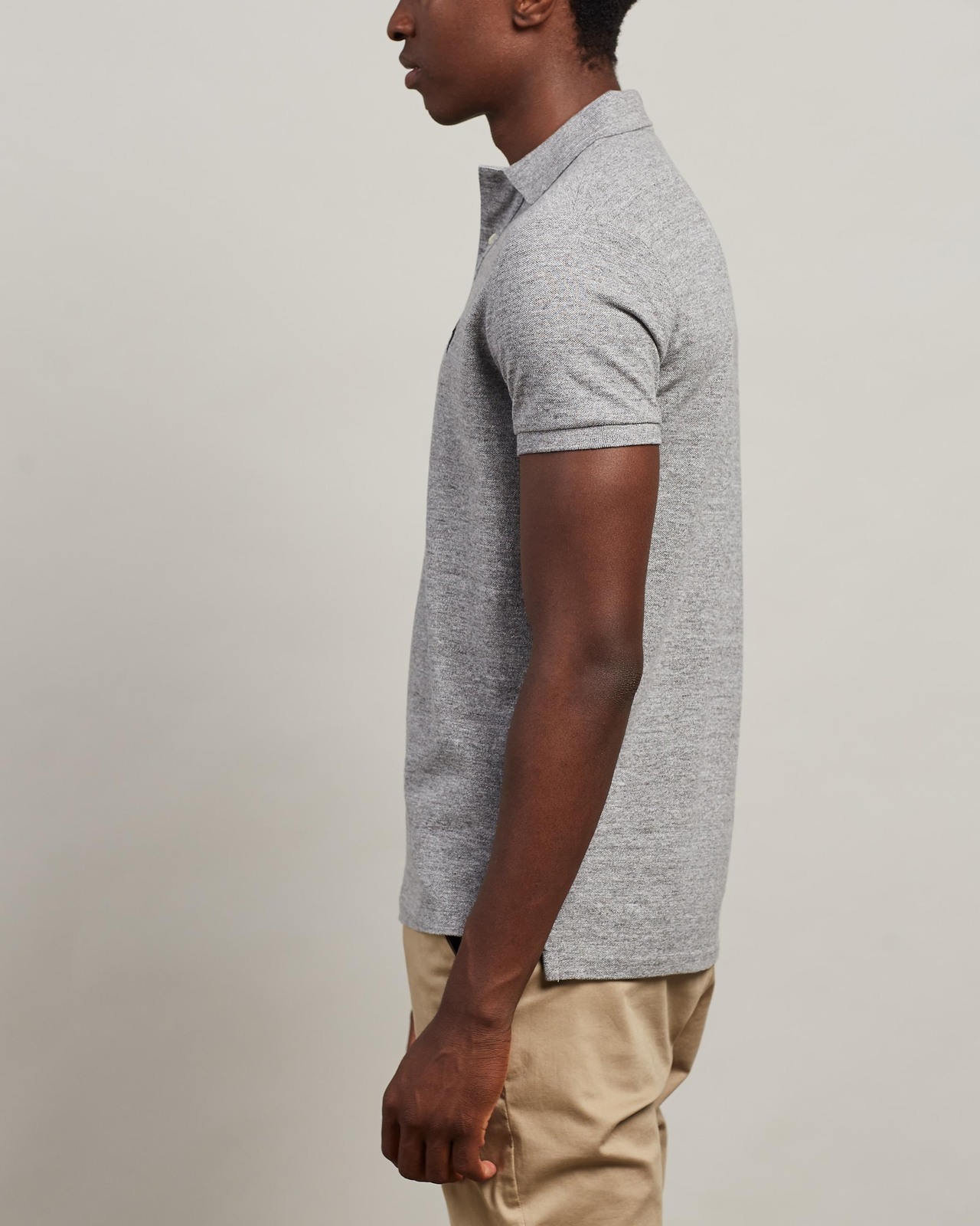 Custom Slim Fit Mesh Polo