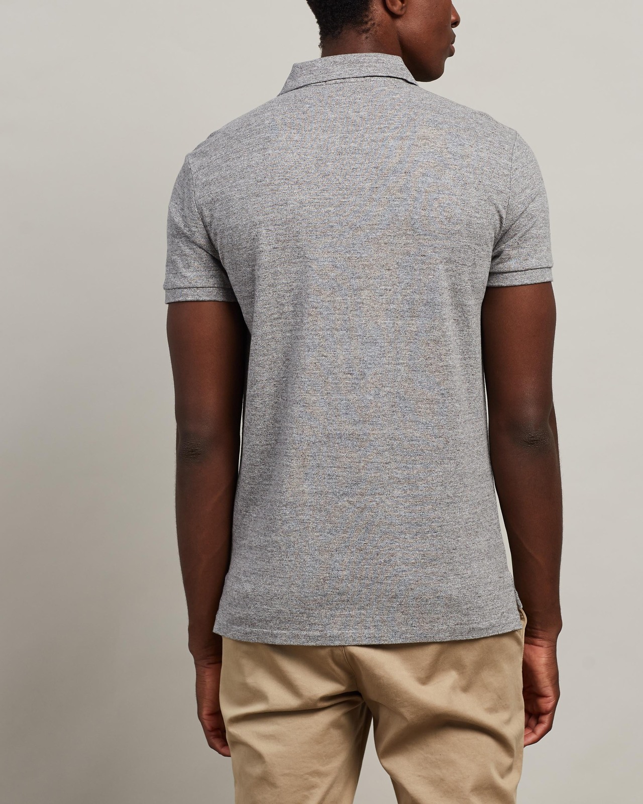 Custom Slim Fit Mesh Polo