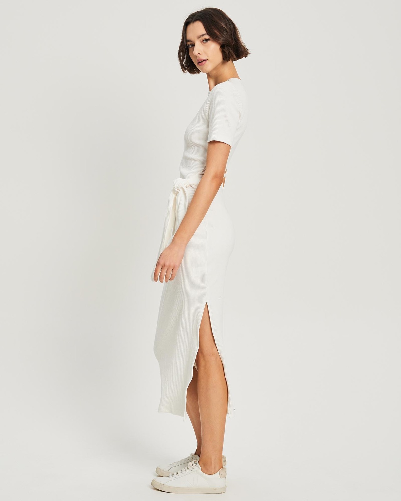 Tie Midi Dress