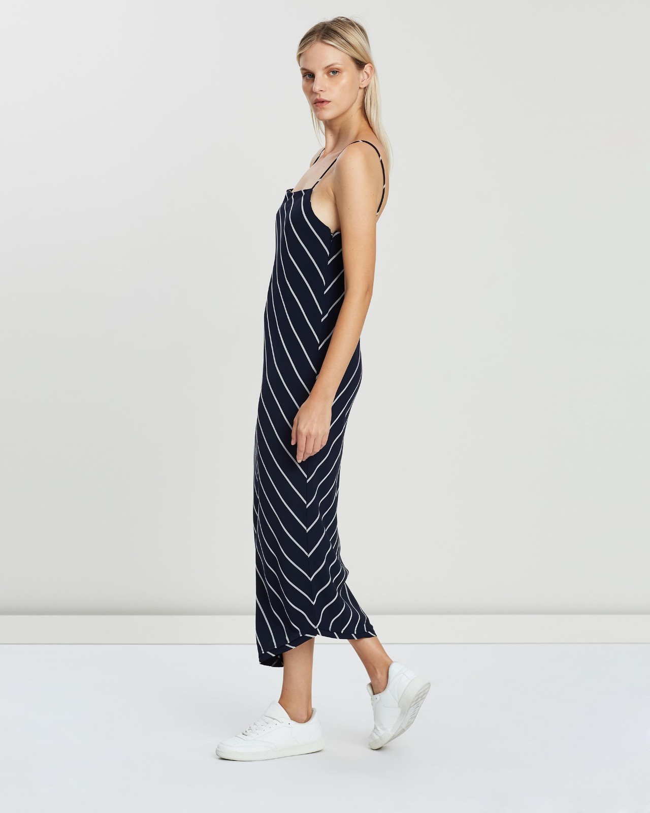 knee length dresses for ladies Arella Dress Navy | Ostrich Feather Dress main image 0