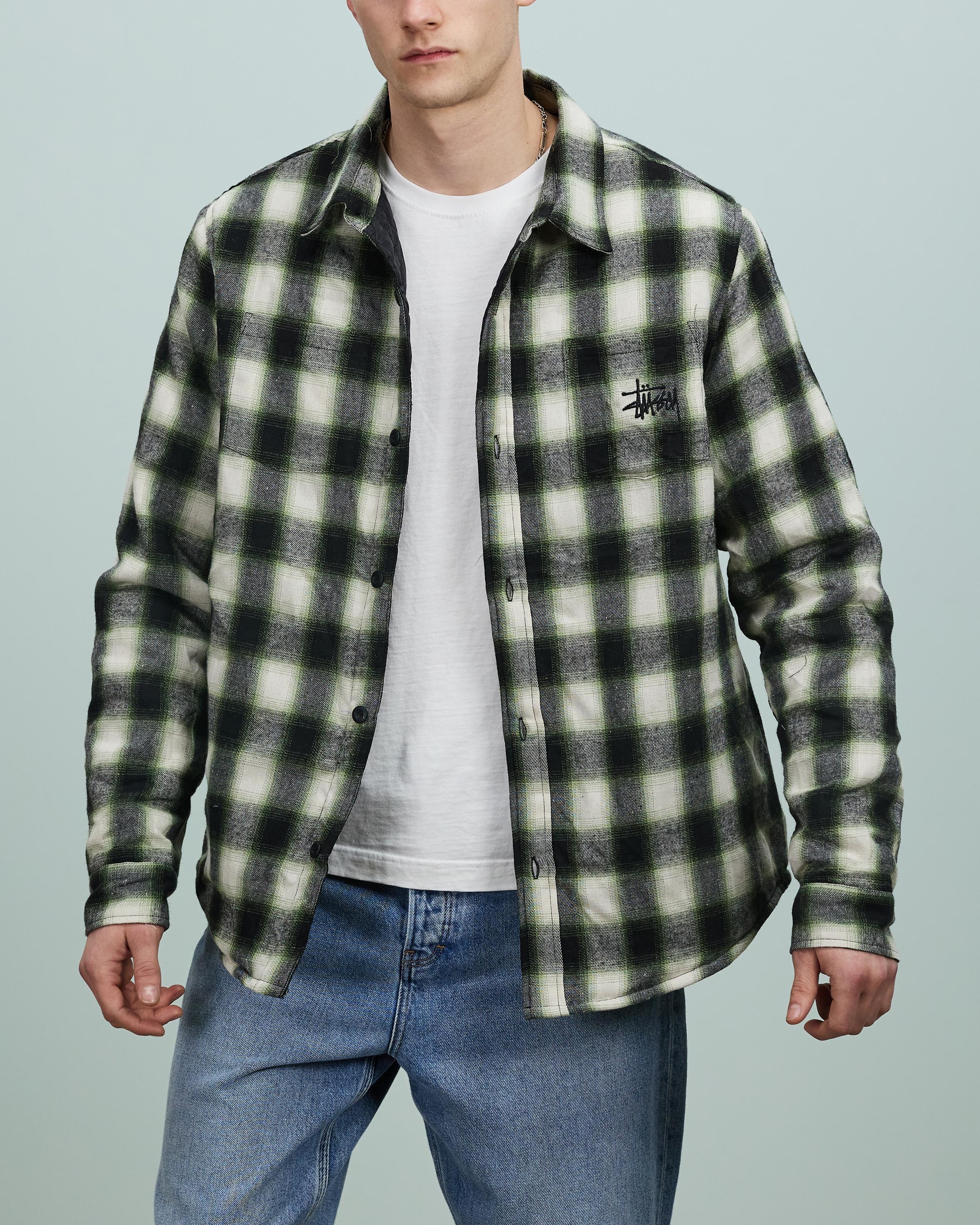 トップス Stussy classic check shirts Buy Stussy Crinkled Check Short-Sleeve Shirt 'Black