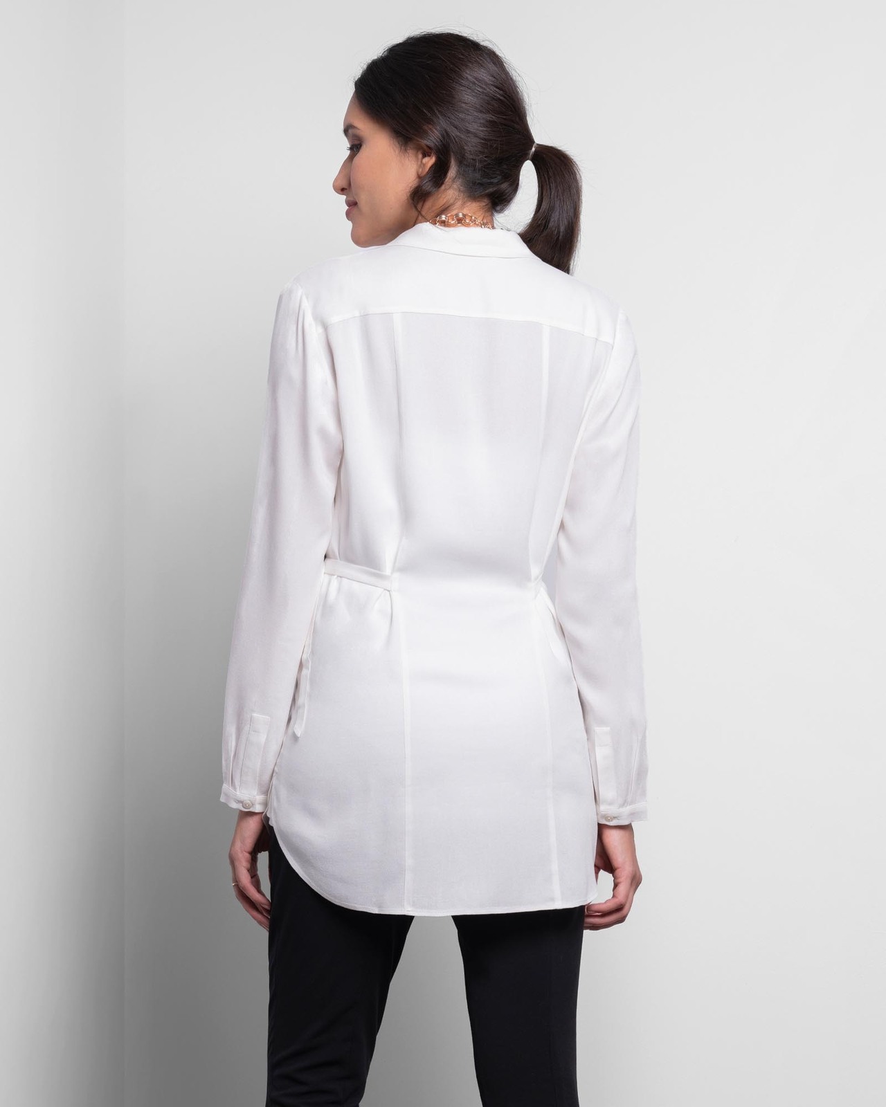 Stephanie Bib Front Maternity Shirt