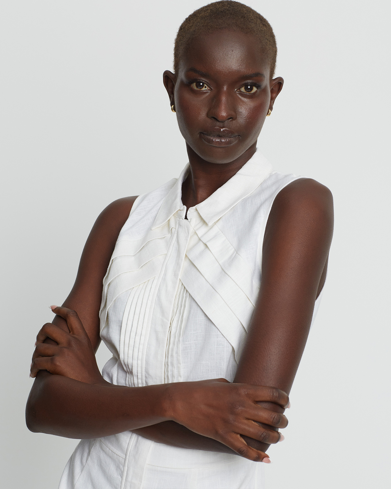 Marx Tuck Dress