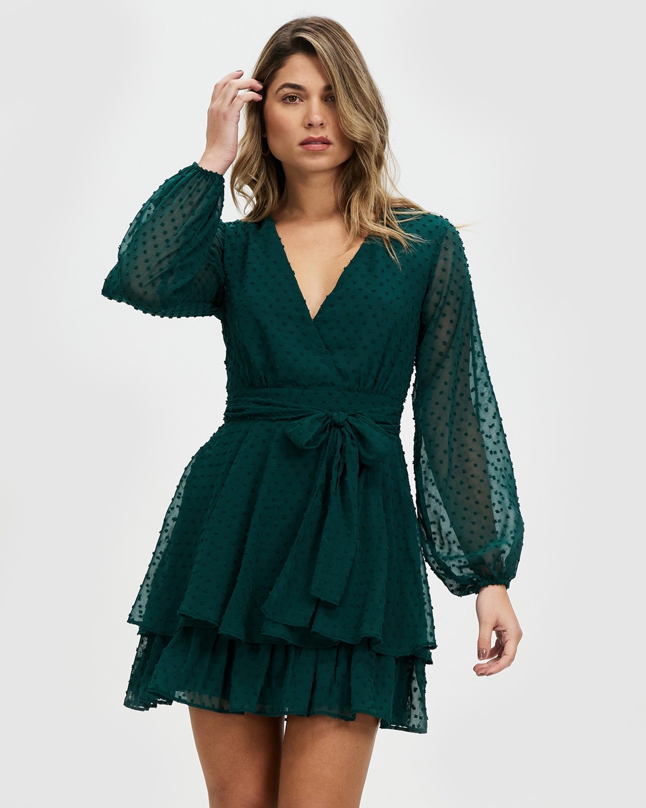 Nora Tiered Mini Dress