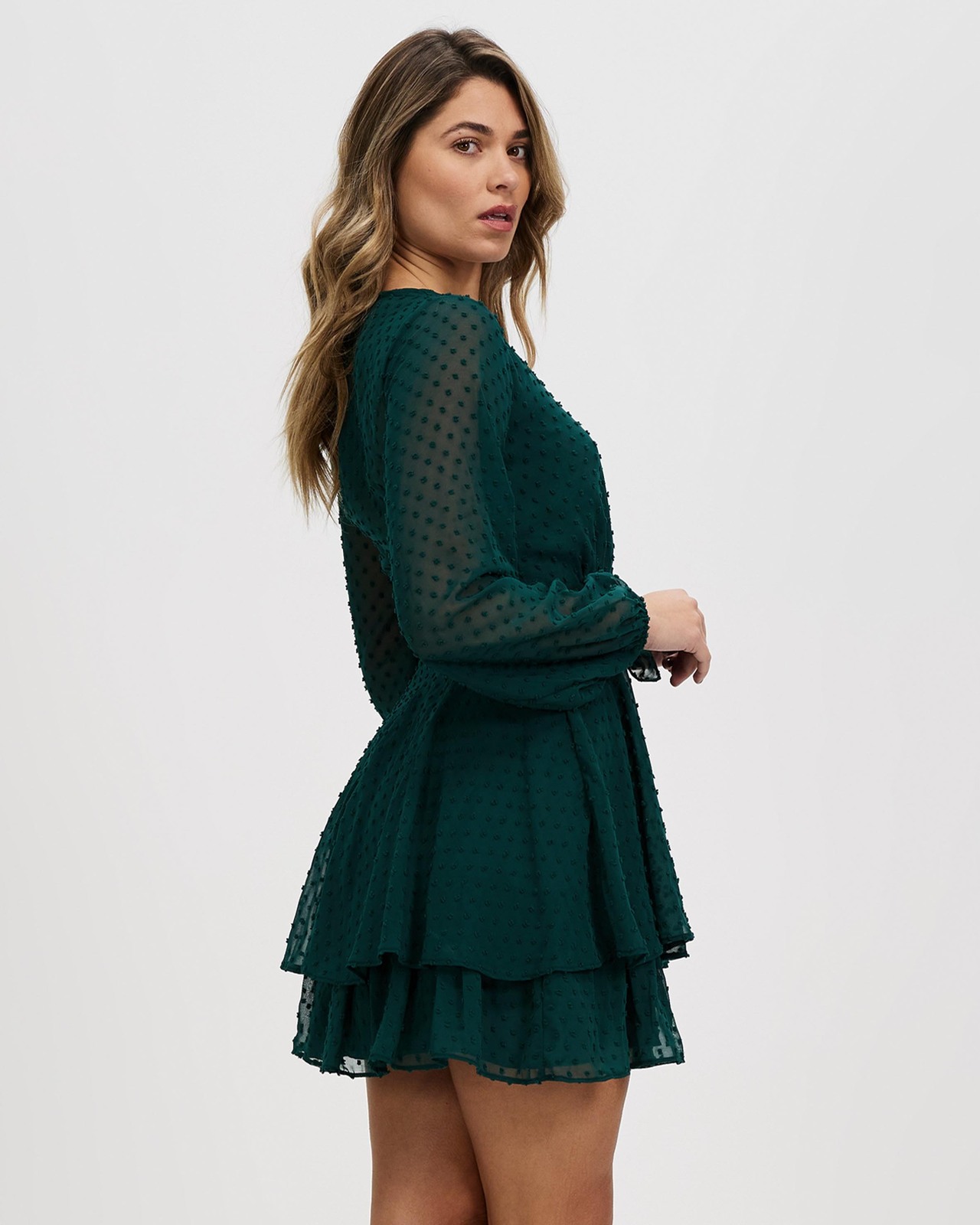 Nora Tiered Mini Dress