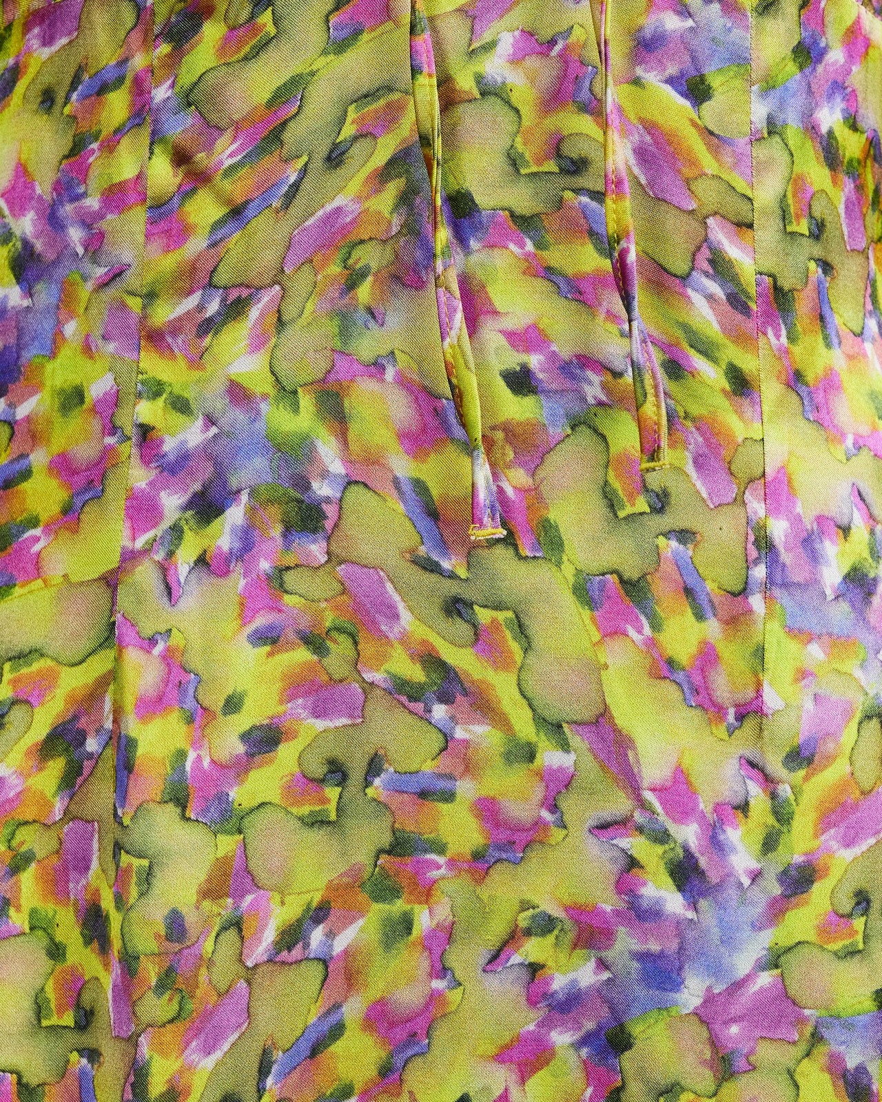 Blurred Watercolour Midi Tea Dress