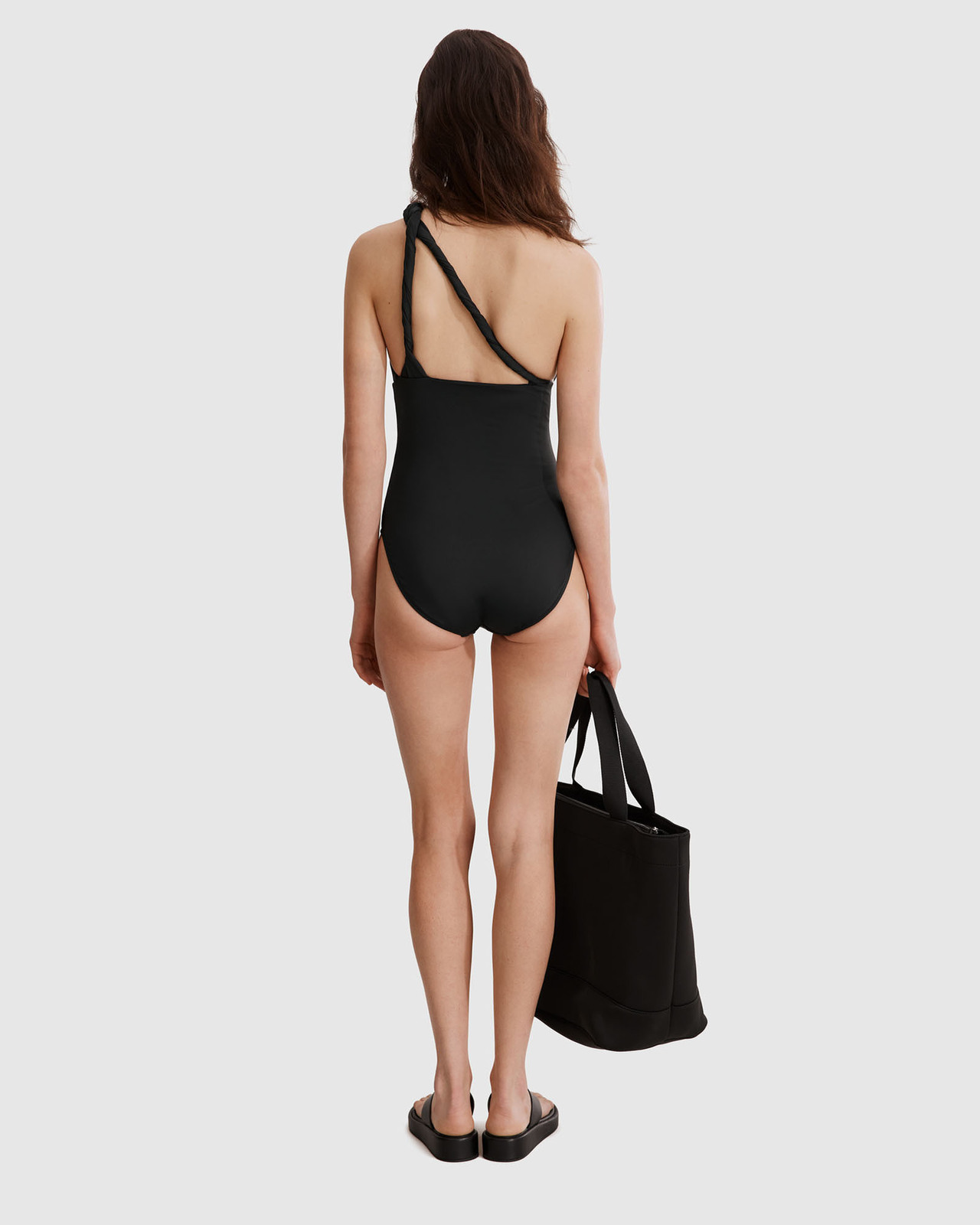 Recycled Nylon Swim Twist One Piece