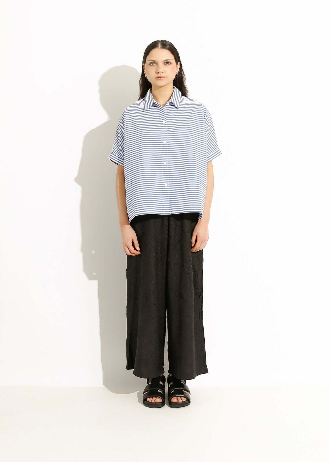BILLY SHIRT / BLUE-WHITE