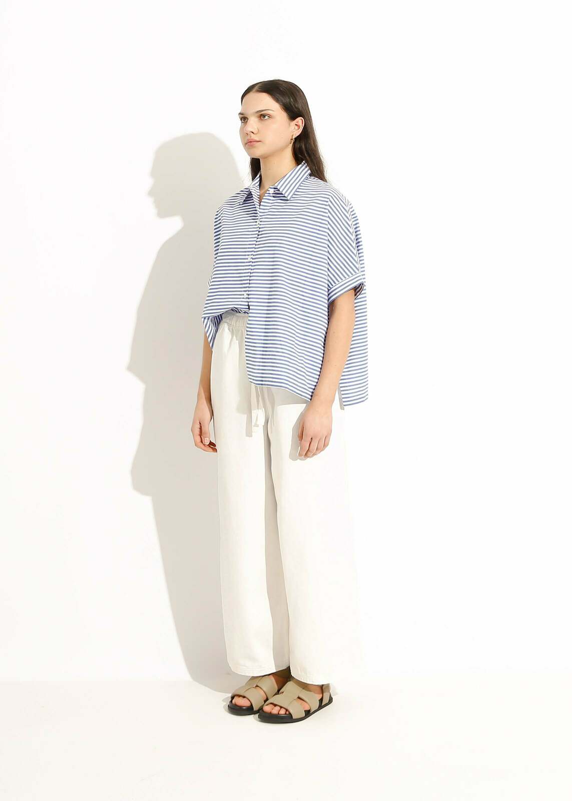 BILLY SHIRT / BLUE-WHITE