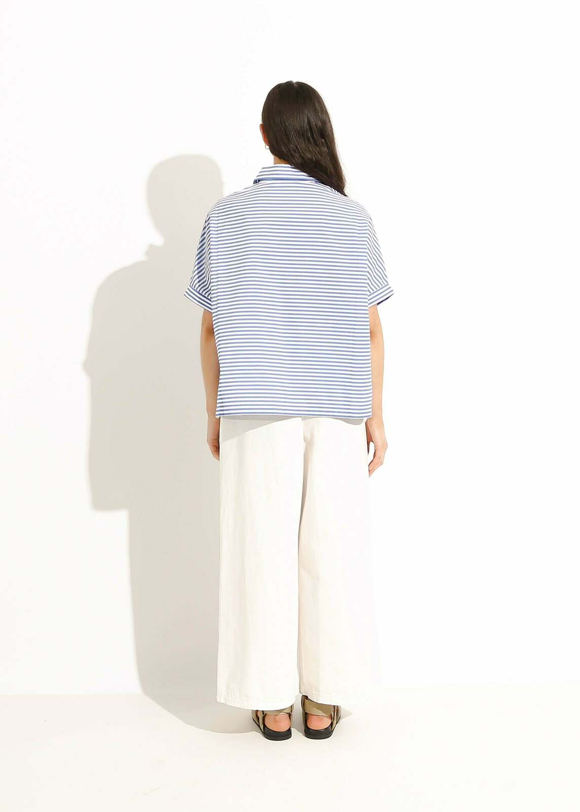BILLY SHIRT / BLUE-WHITE