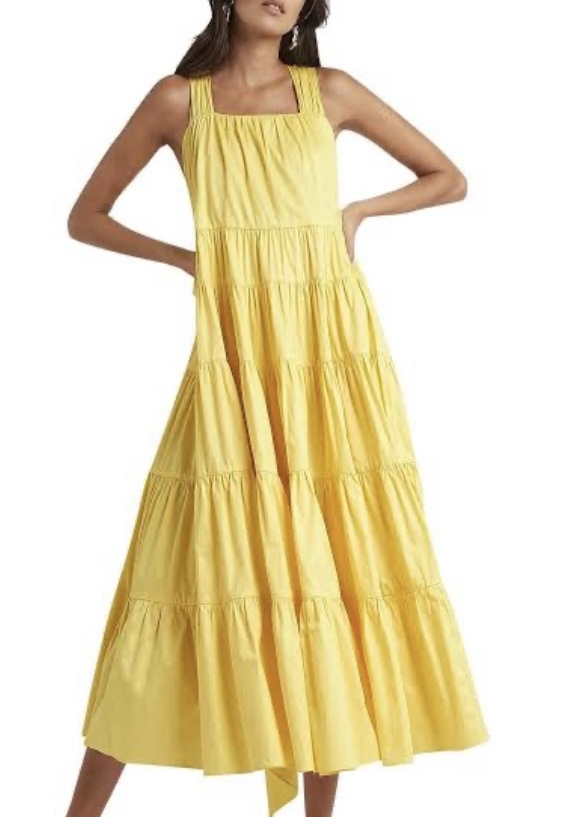 Aje. Bloom Solstice Tiered Maxi Dress - AirRobe