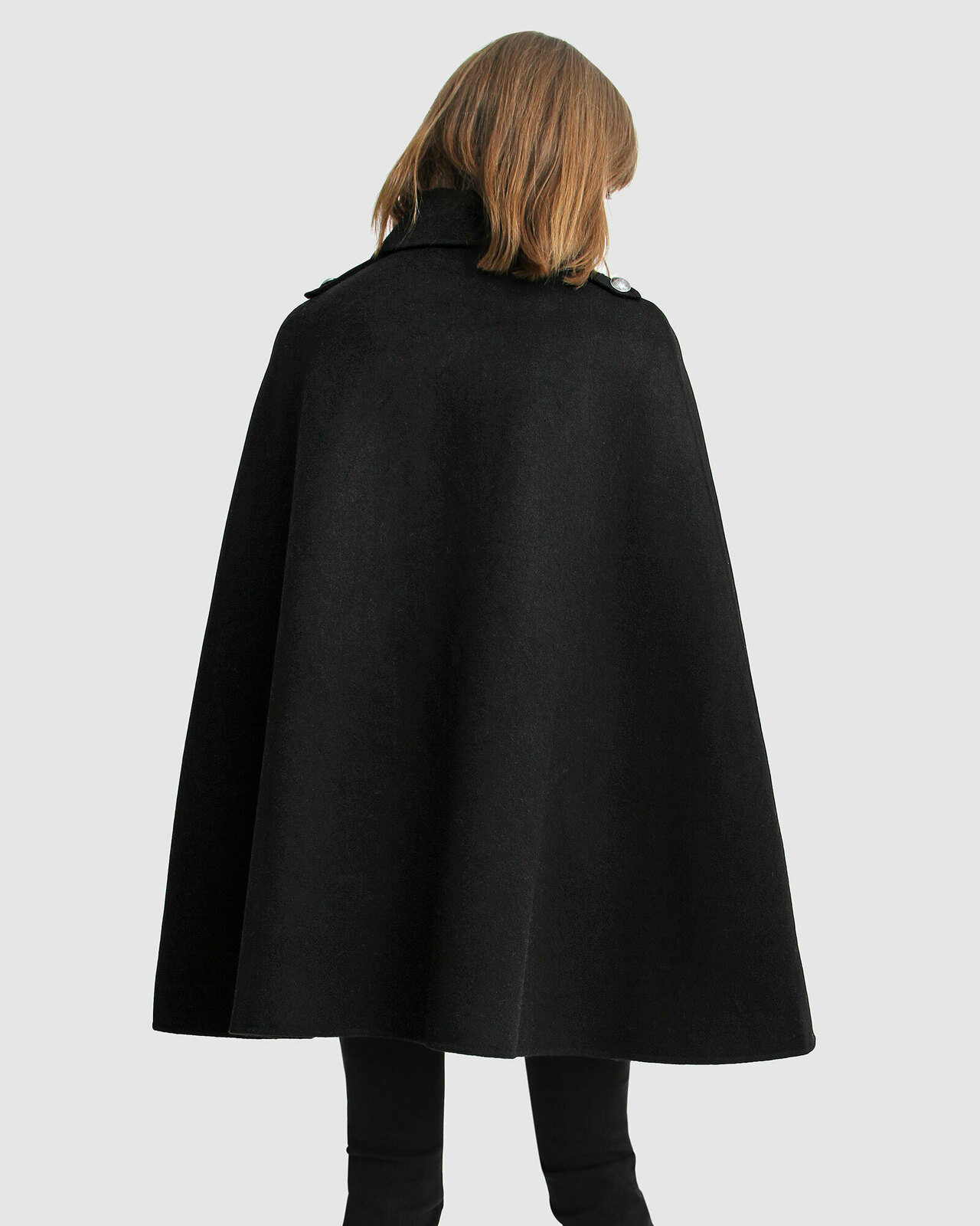 On My Mind Wool Blend Cape