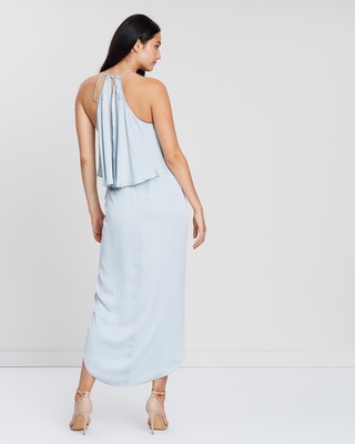 polka halter dress Pink Polka Dot Halter Maxi