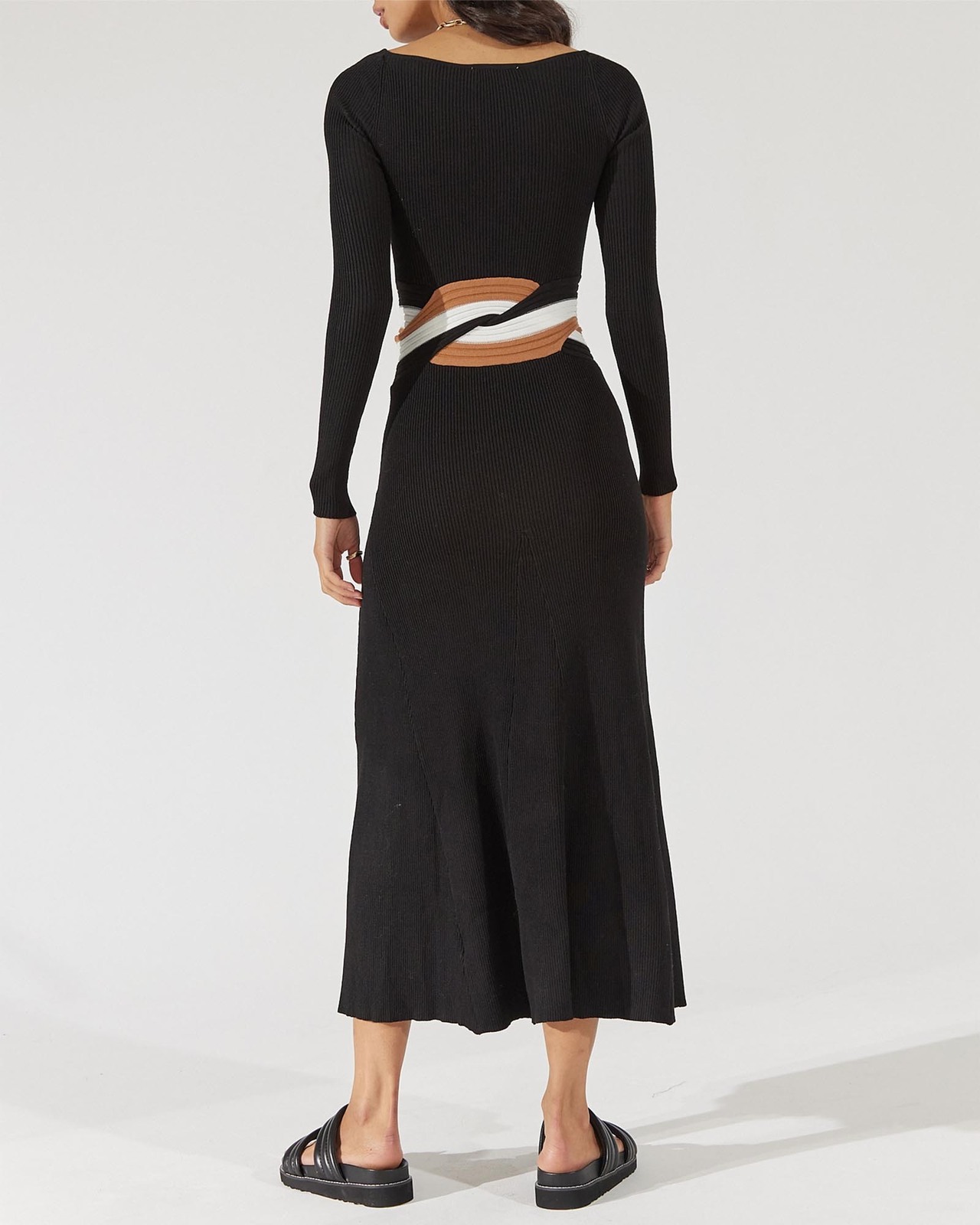 SOVERE Inertia Knit Midi Dress - AirRobe