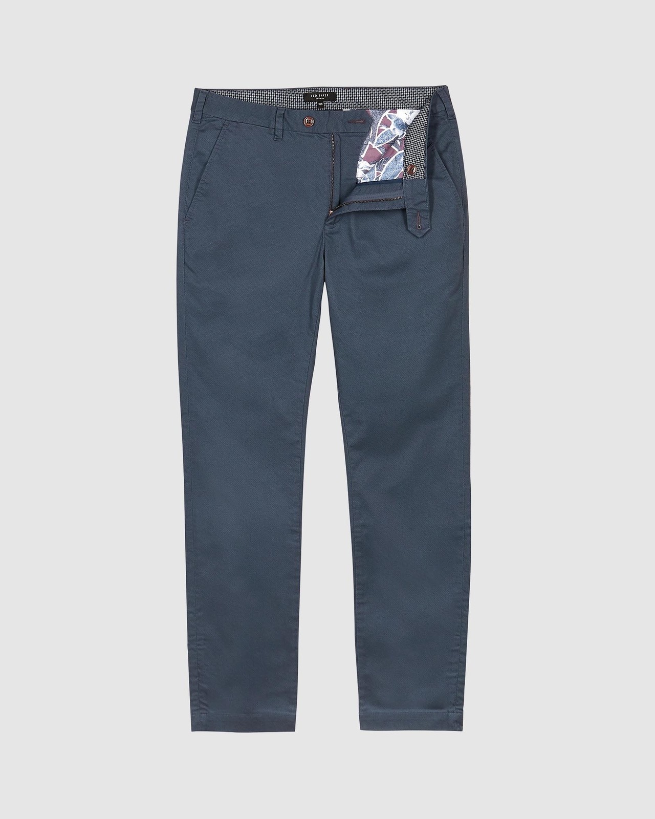 Sidonii Slim Fit Printed Chinos