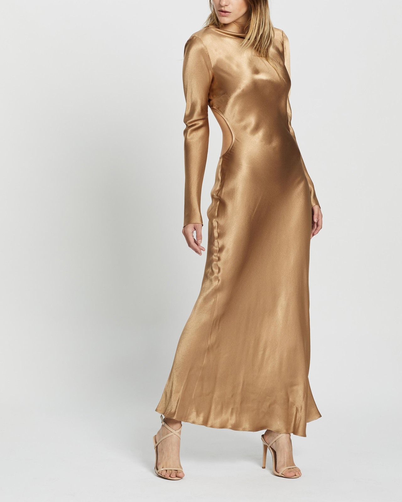 Halter Maxi Gold Bec And Bridge Dress Bec Bridge Carrie Halter Dress  Rent  A Dress