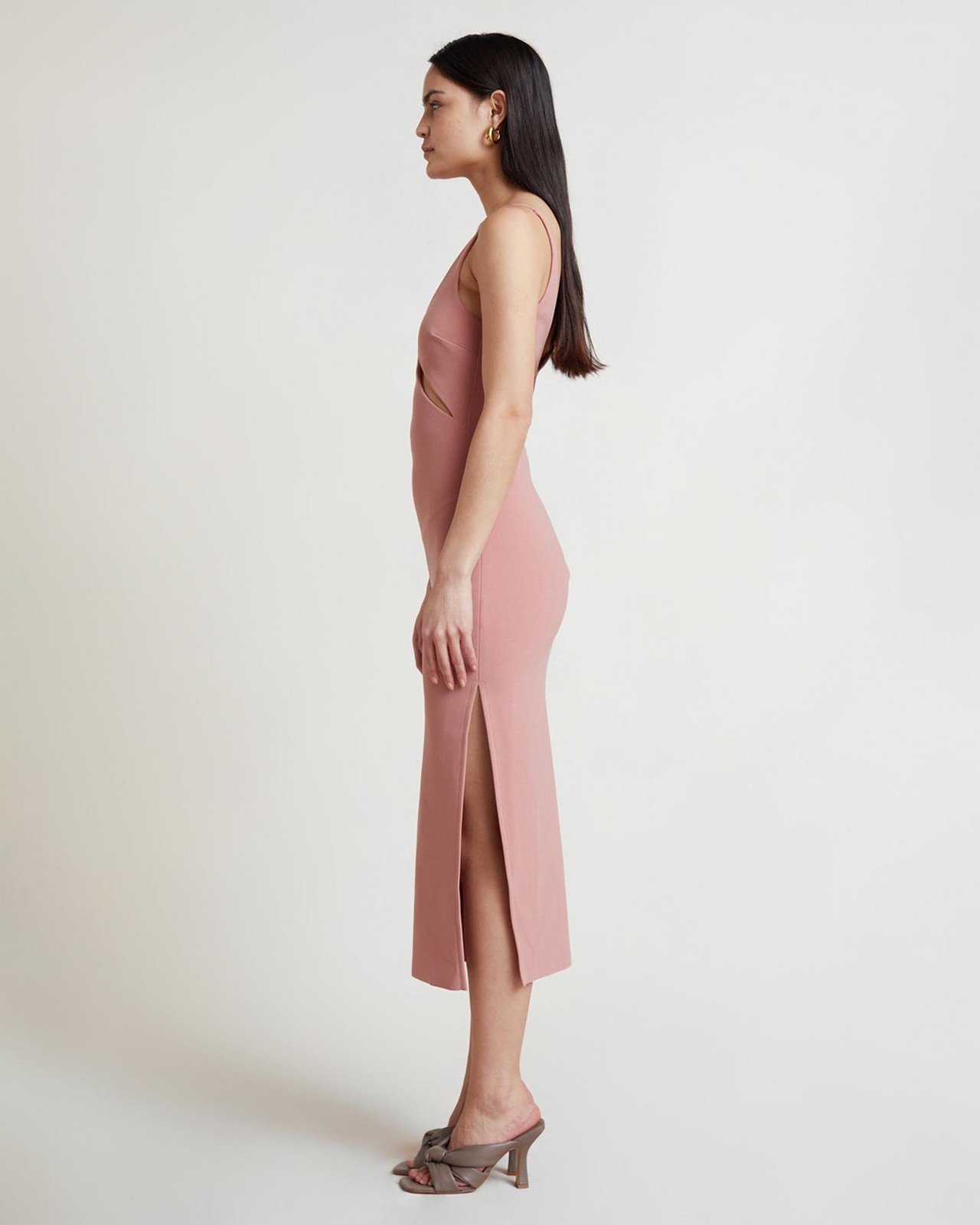 Livania Cut-Out Midi Dress