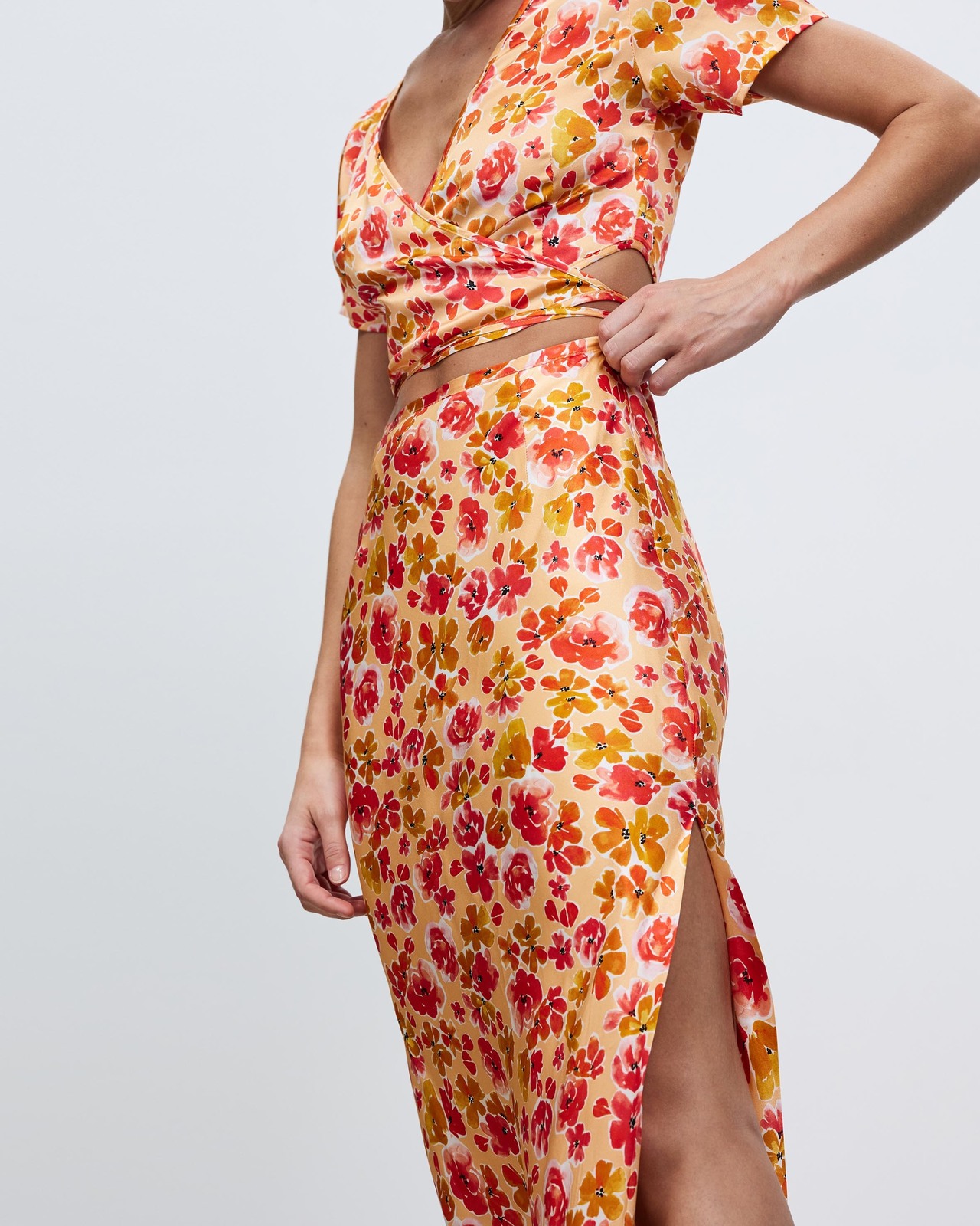 Ophelia Silk Maxi Skirt