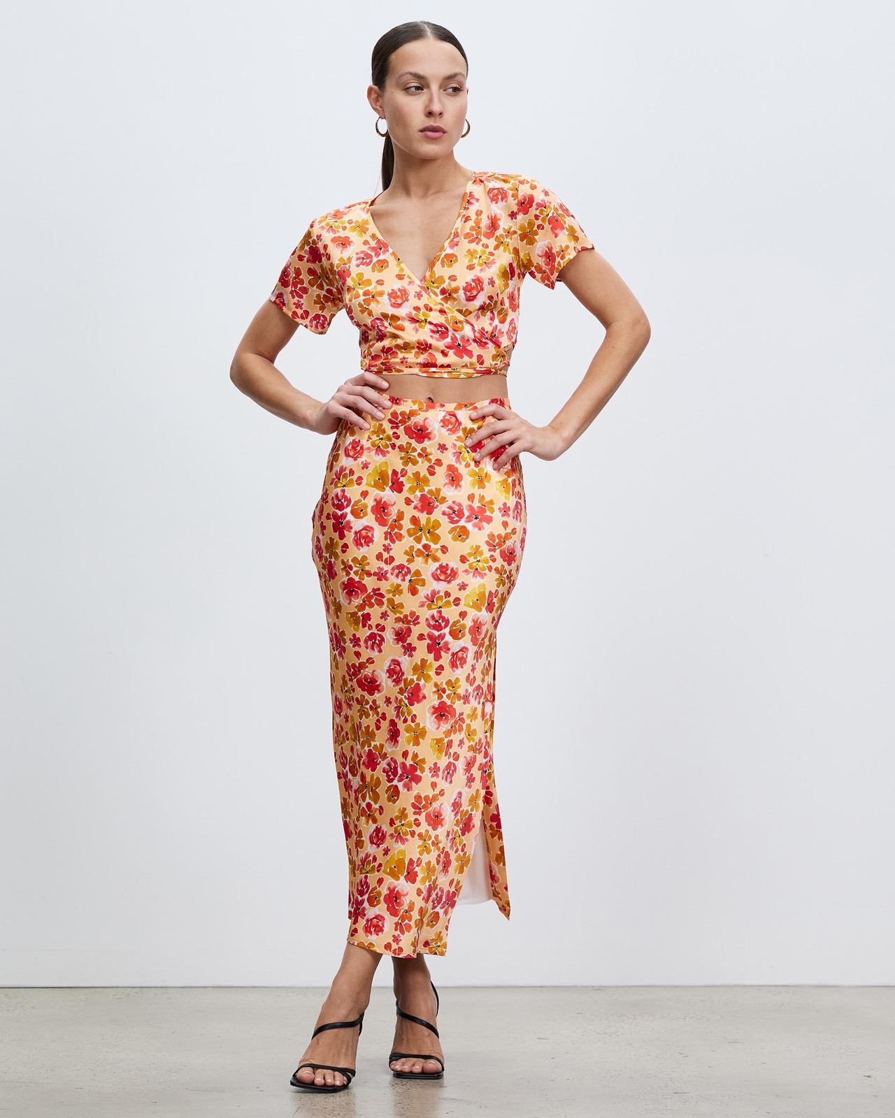 Ophelia Silk Wrap Top