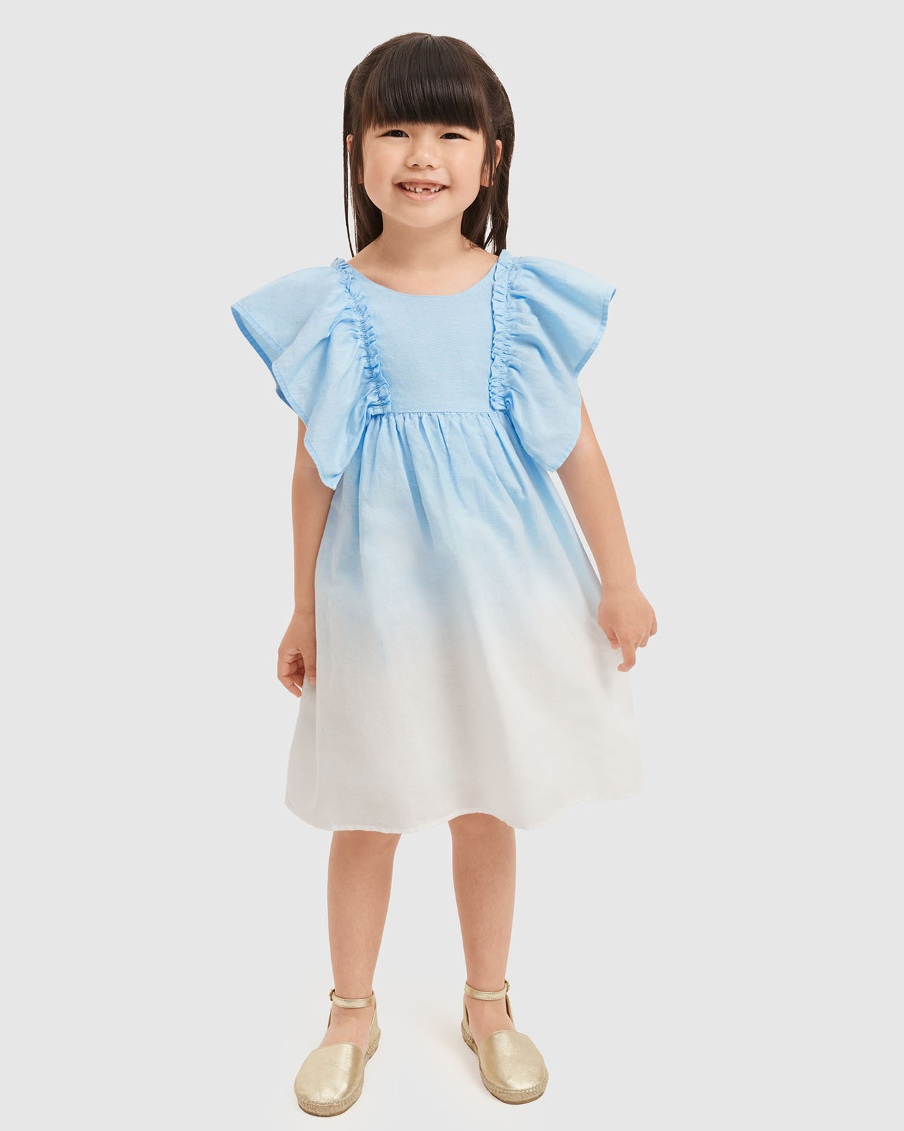 Ombre Frill Dress