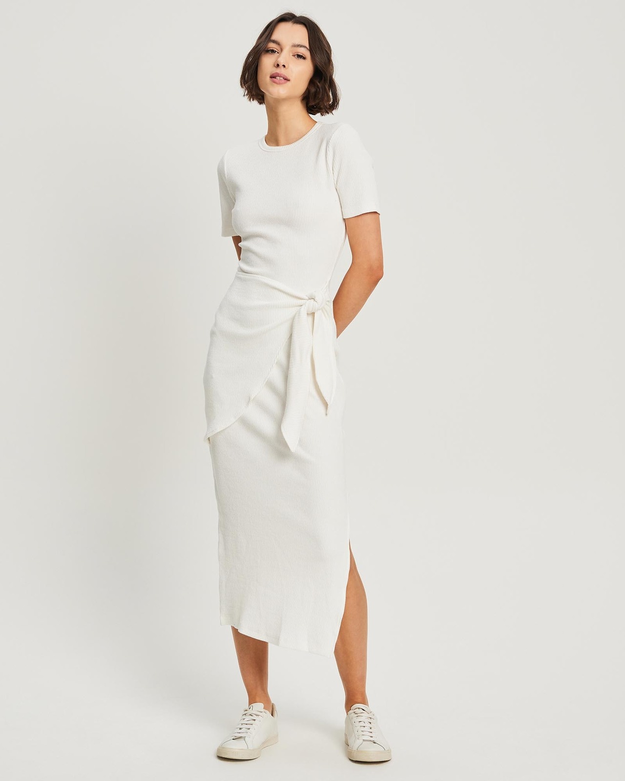 Tie Midi Dress
