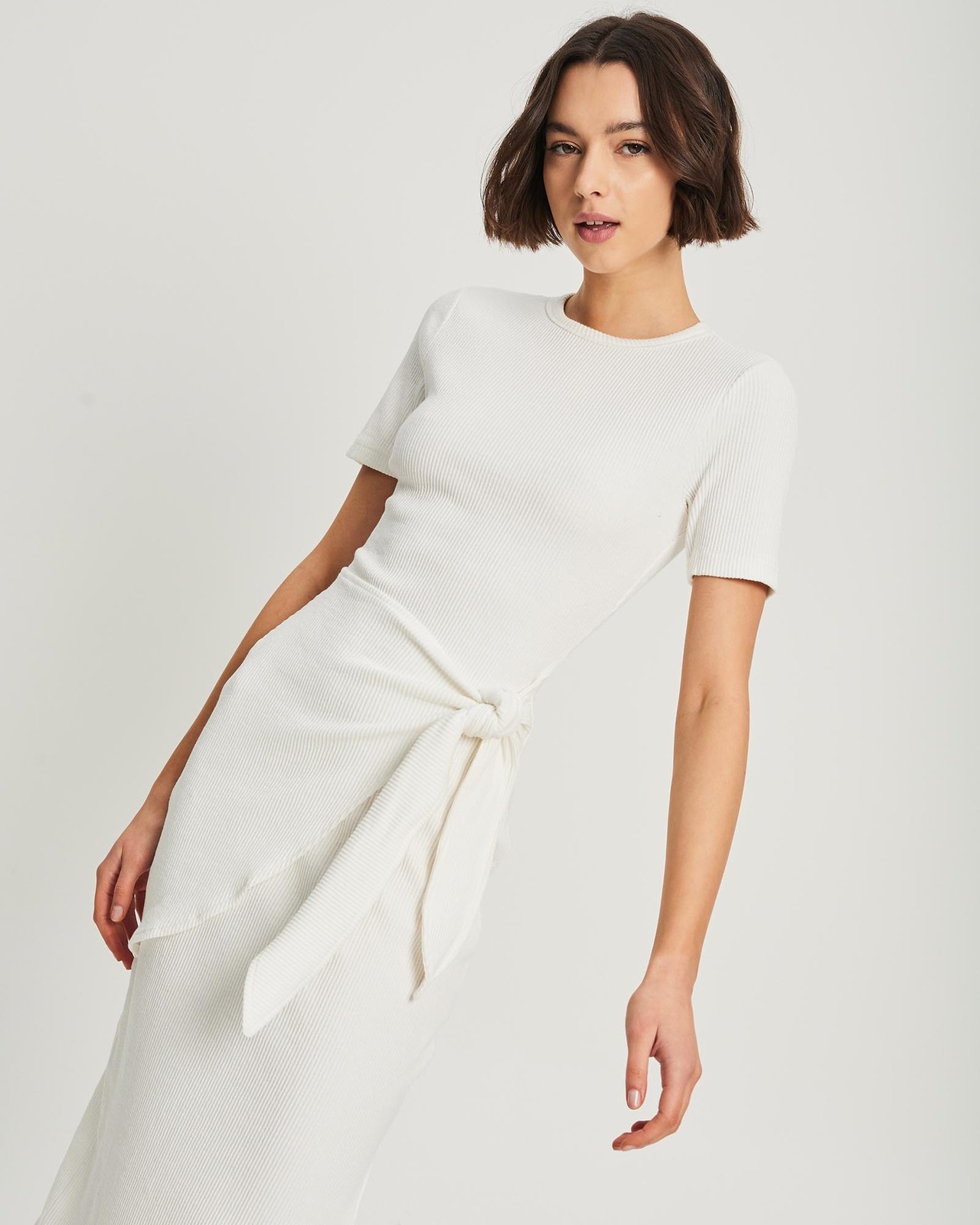 Tie Midi Dress