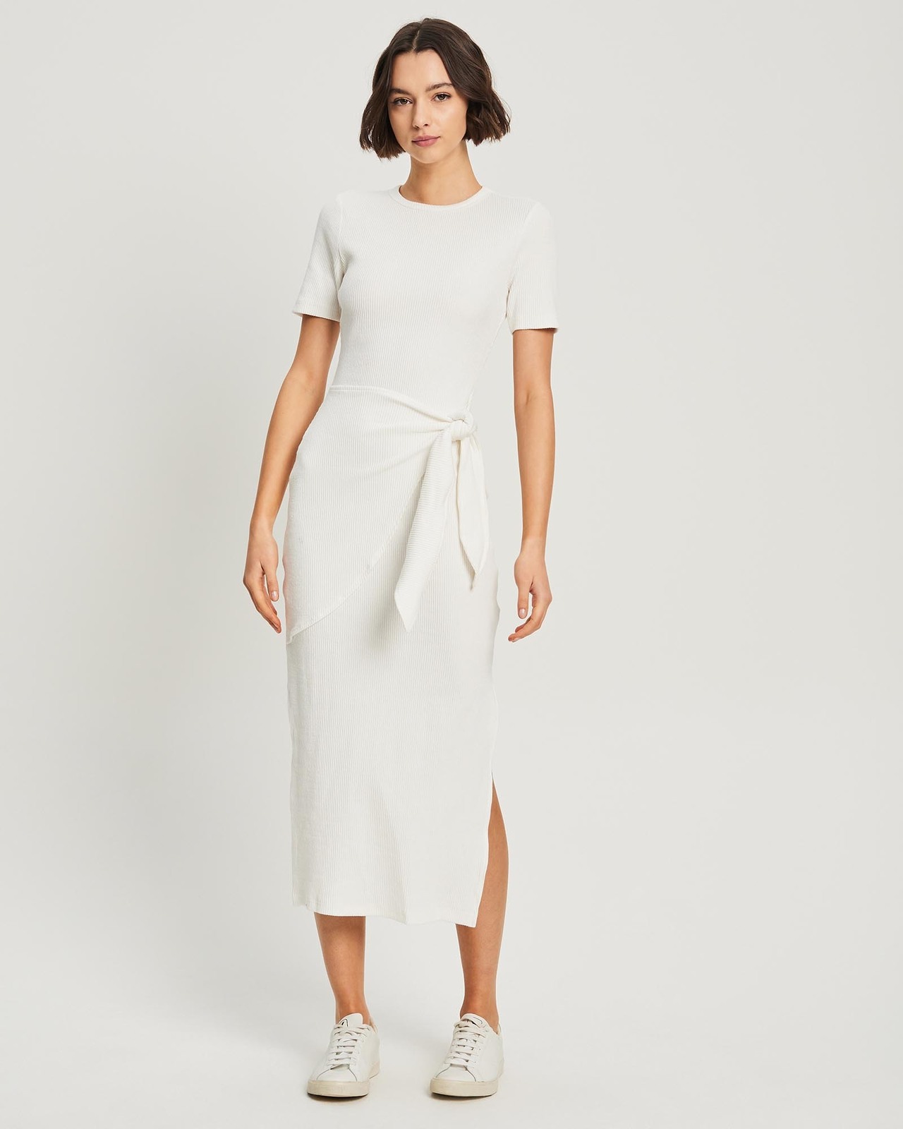 Tie Midi Dress