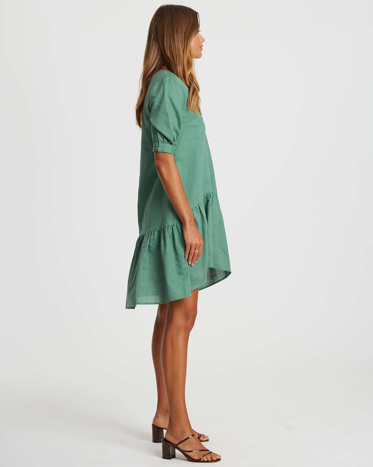 Aston Linen Blend Dress