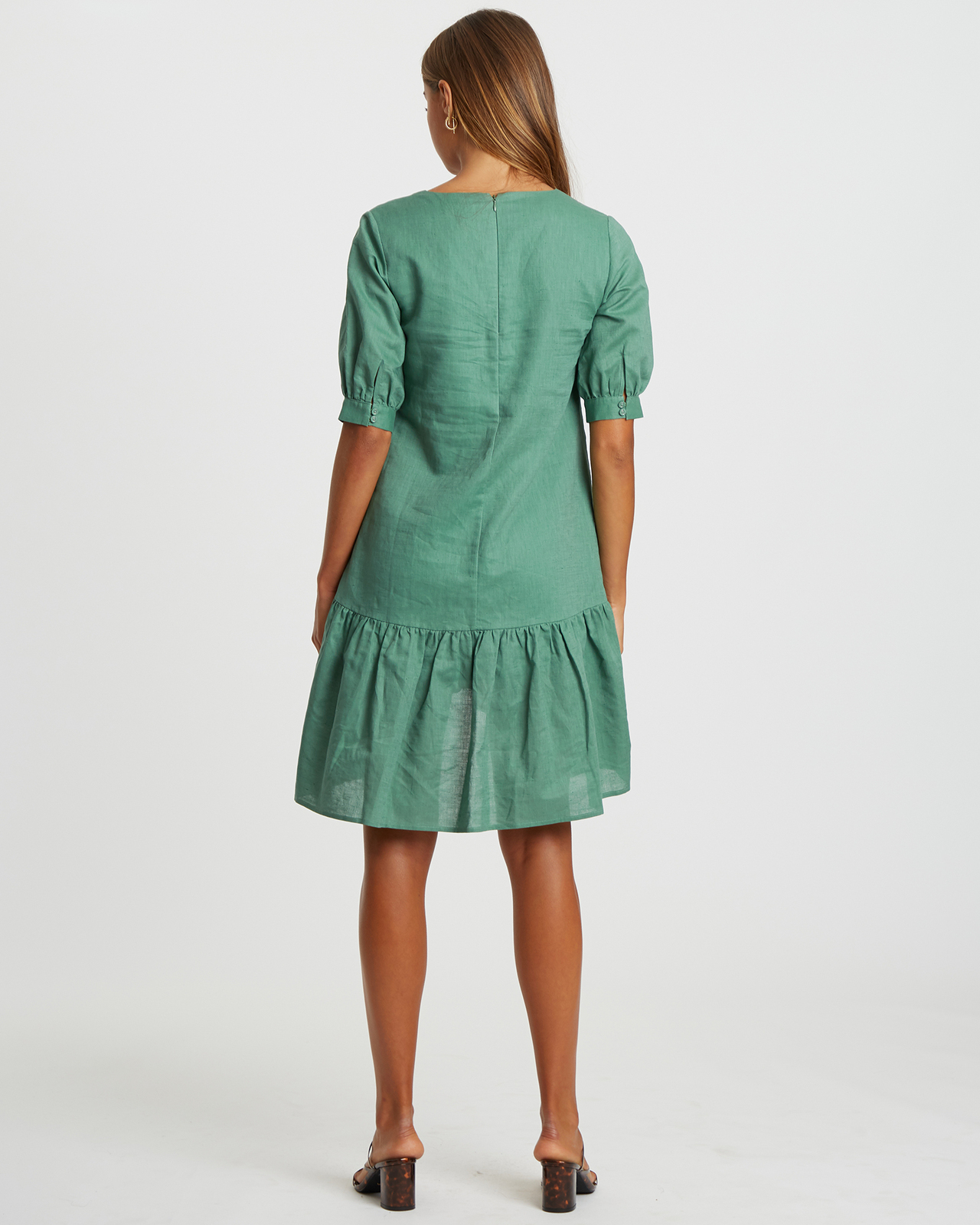 Aston Linen Blend Dress