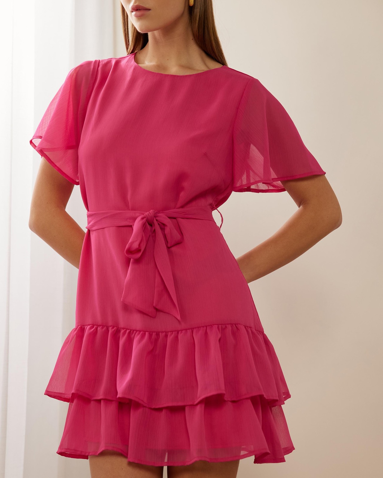 Gracelyn Ruffle Mini Dress
