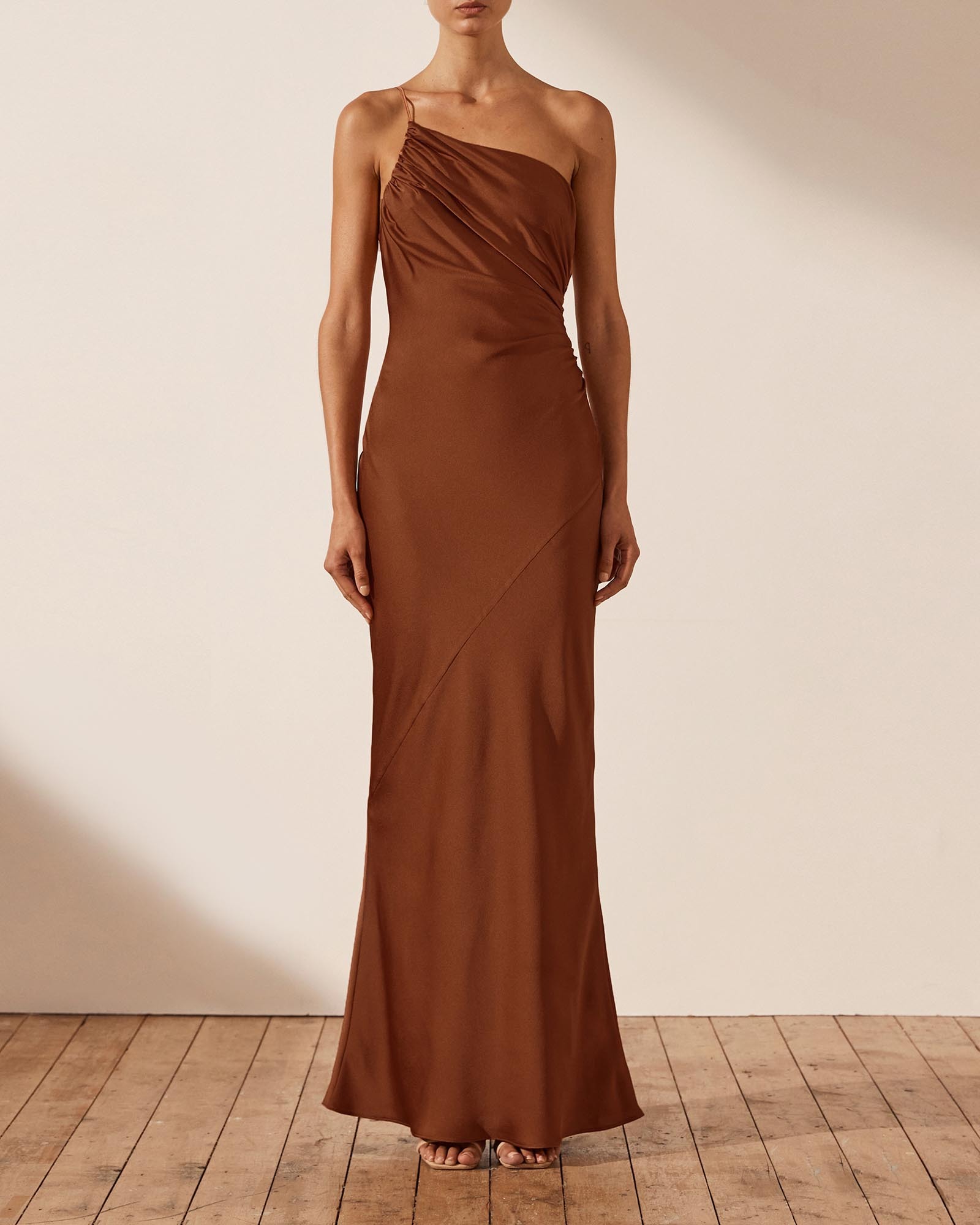 chinese dress ladies Merlot Asymmetrical Pleated Maxi Dress  Sofi Stella Women's & Children's  Boutique