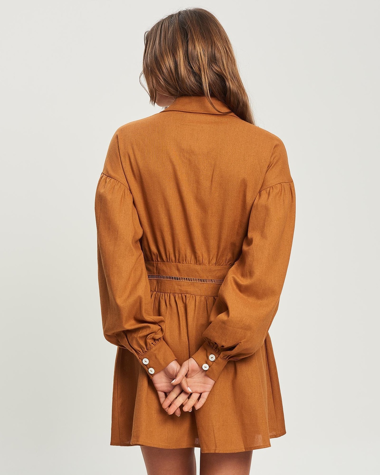 Olive Shirt Dress
