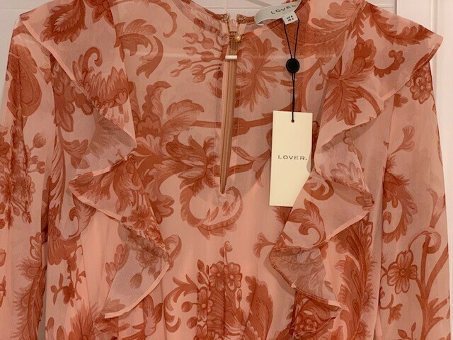 Florence Pleat Midi Dress 