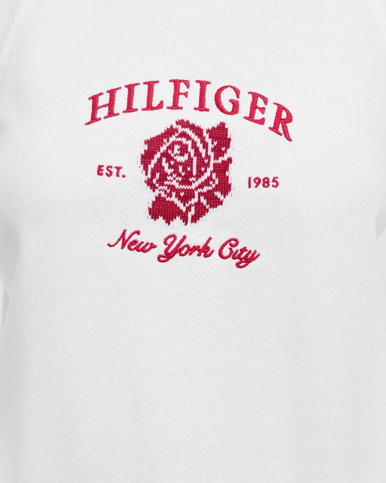 Rose Graphic Crew Neck Sweater